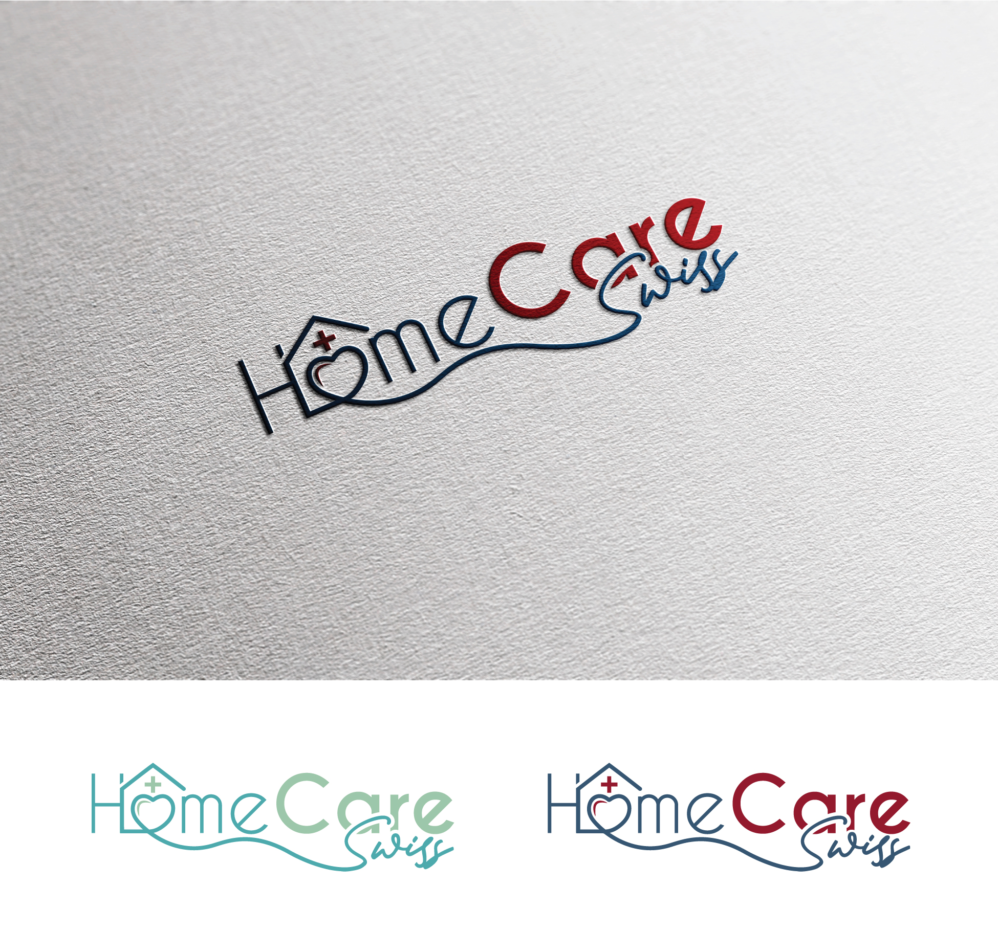 Logo Design by StromDesignHub for Home Care Swiss GmbH | Design #33070335