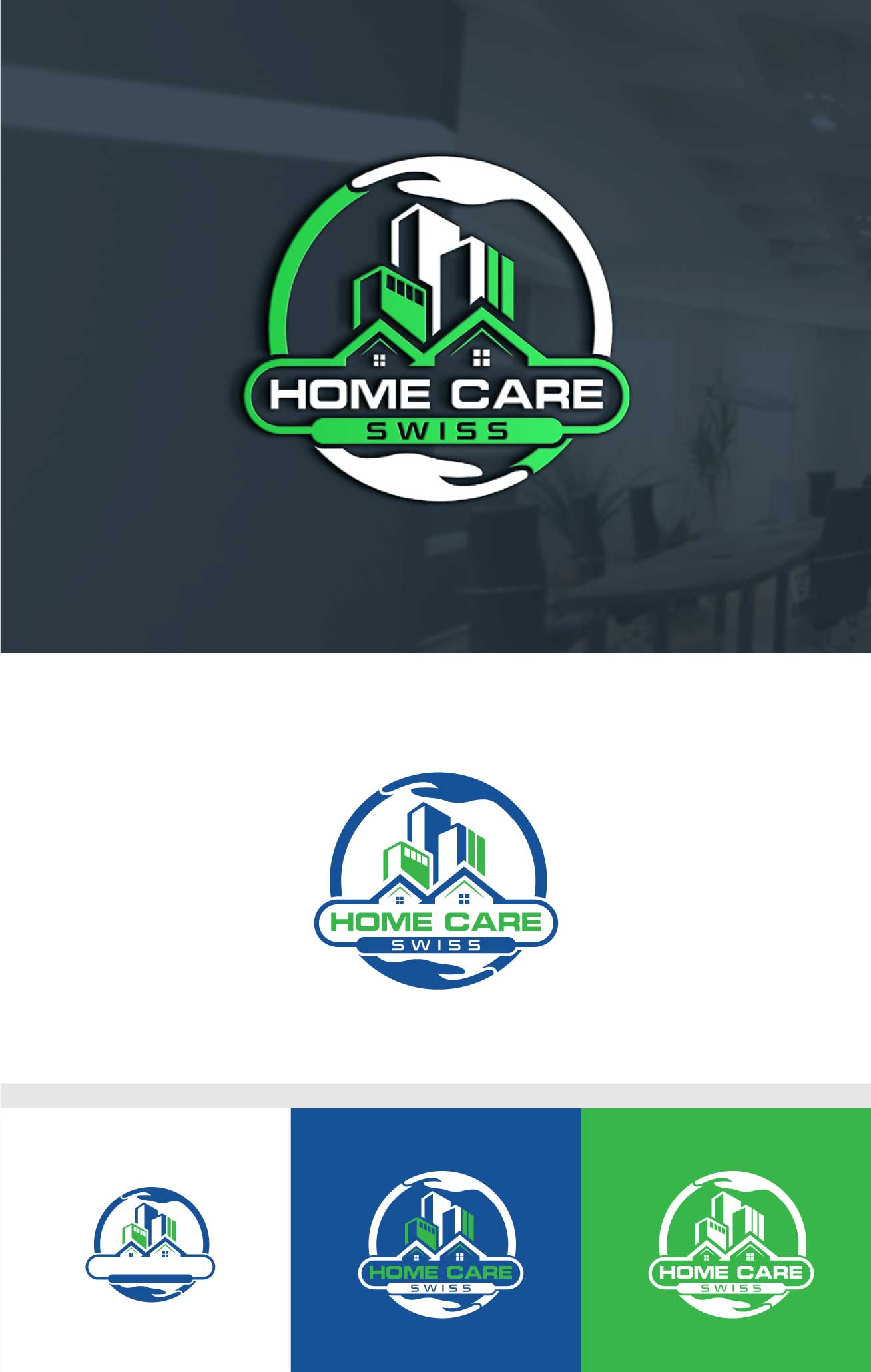 Logo Design by Ben Affleck for Home Care Swiss GmbH | Design #33068342