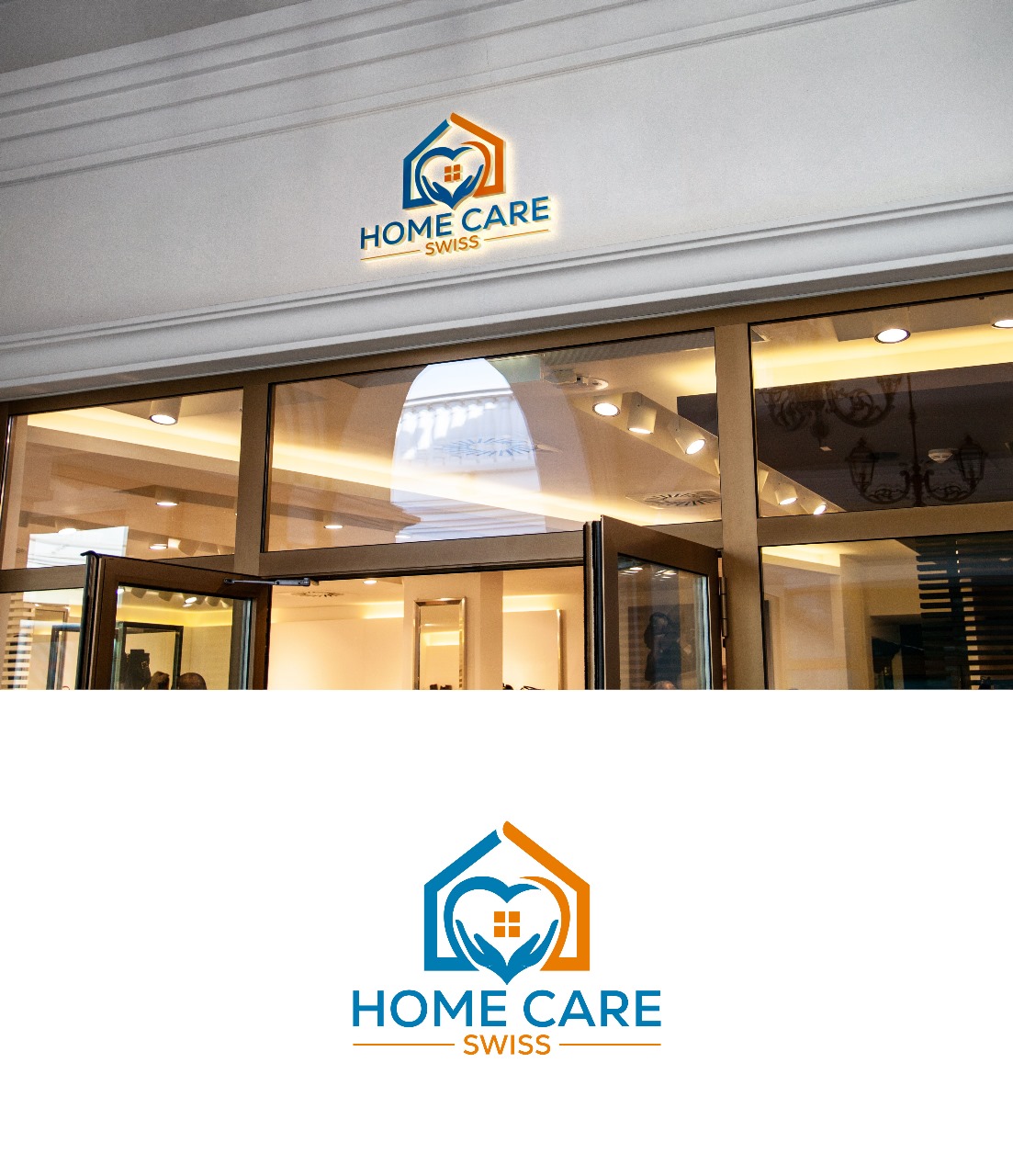 Logo Design by yellowdot for Home Care Swiss GmbH | Design #33065384