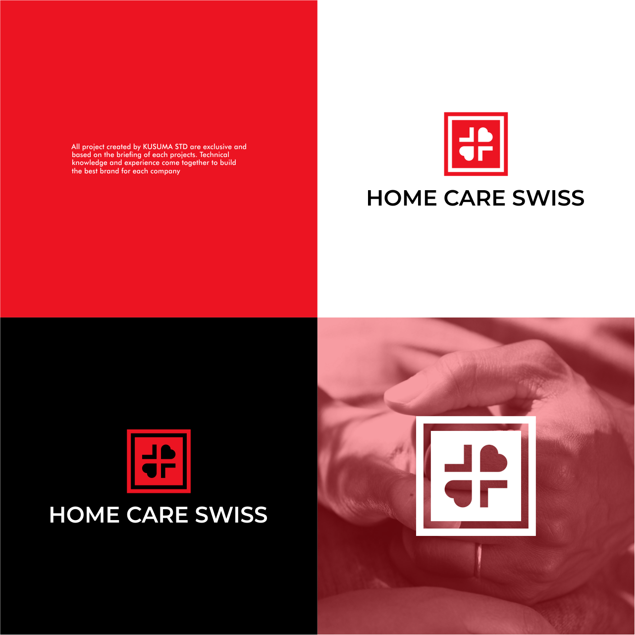 Logo-Design von Kusuma Studio für Home Care Swiss GmbH | Design #33066103