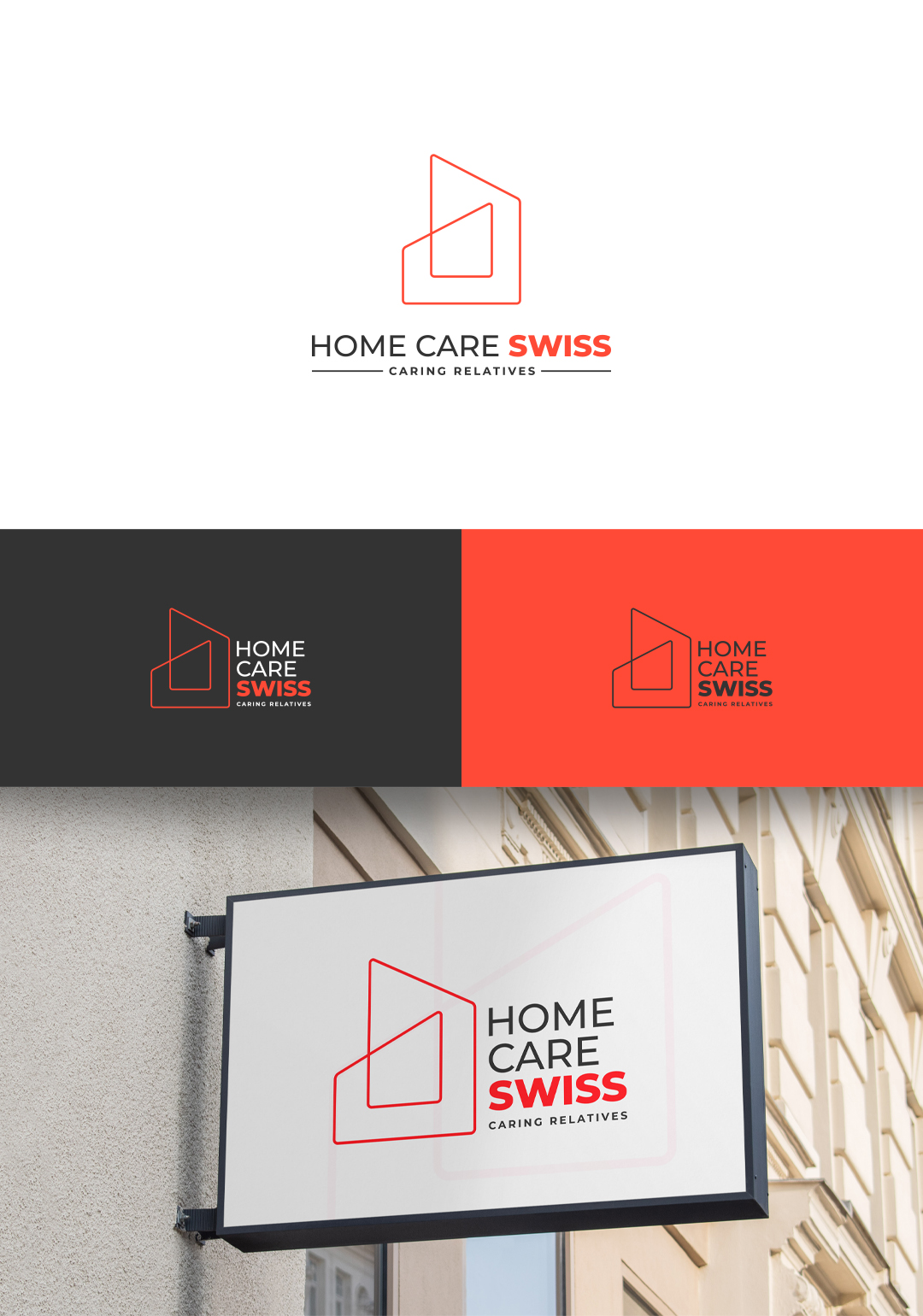 Logo Design by xyMotion for Home Care Swiss GmbH | Design #33088811