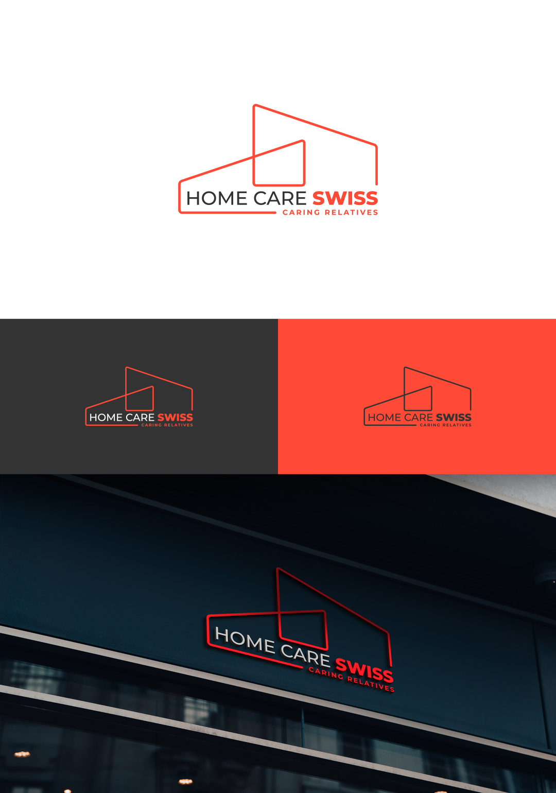 Logo Design by xyMotion for Home Care Swiss GmbH | Design #33088812
