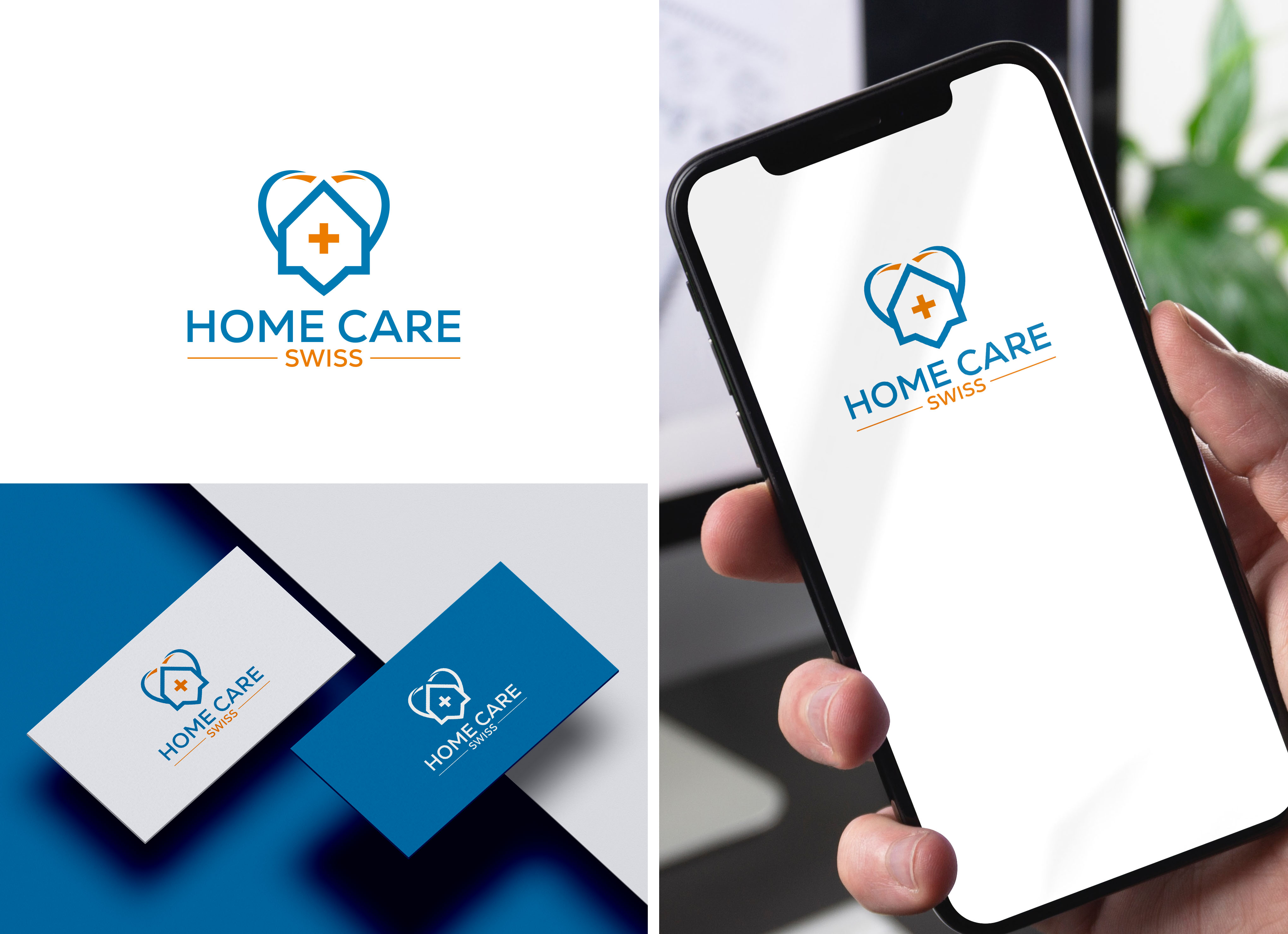 Logo Design by aexoagency for Home Care Swiss GmbH | Design #33065233