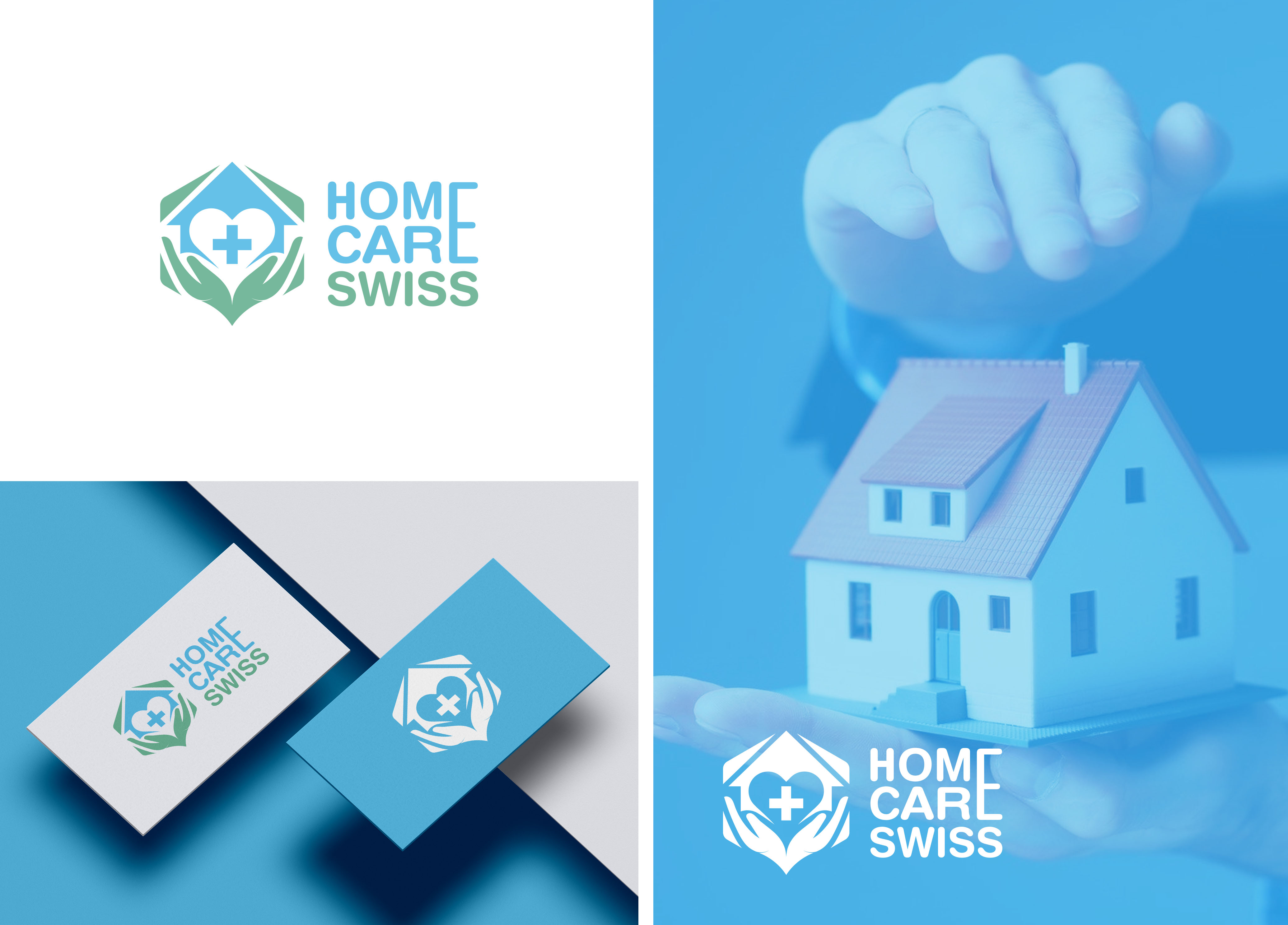 Logo Design by aexoagency for Home Care Swiss GmbH | Design #33066171