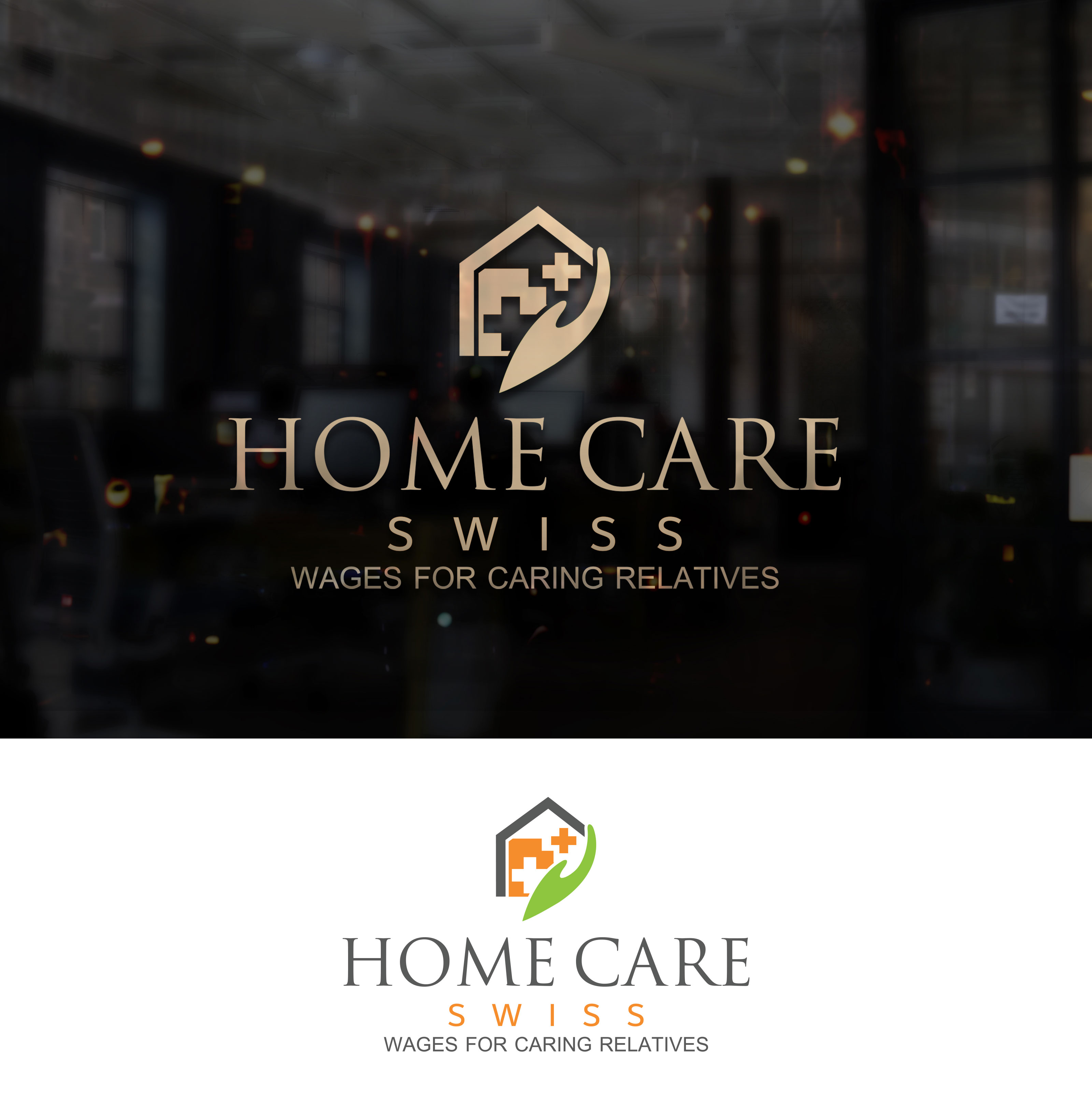 Logo Design by Impressive Designs for Home Care Swiss GmbH | Design #33073559