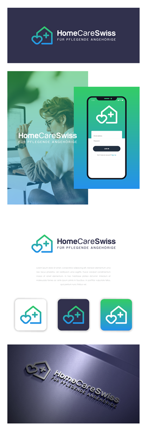 Logo-Design von sonimaulana.dc für Home Care Swiss GmbH | Design: #33091618