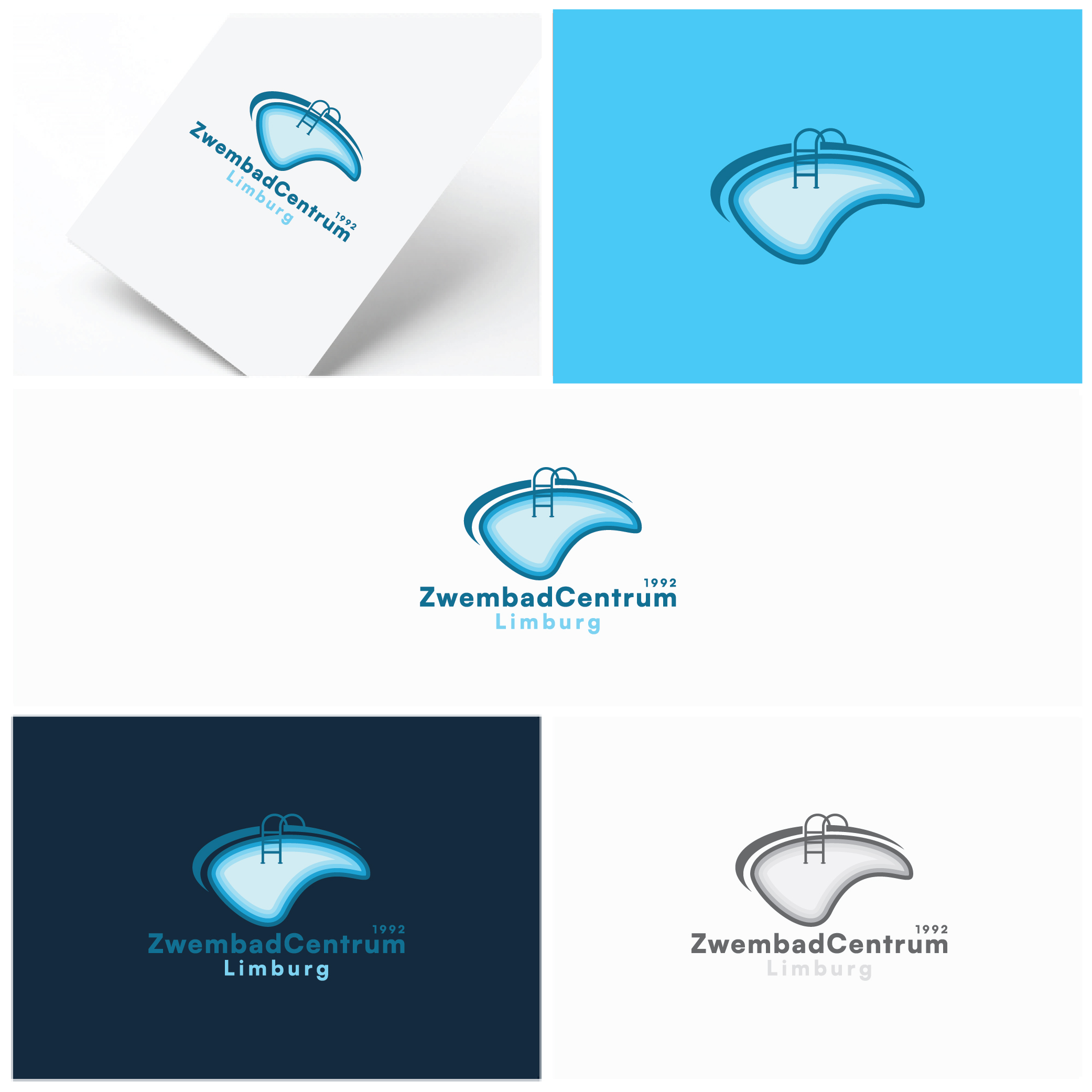 Logo Design by Deziners Zone for ZwembadCentrum Limburg | Design #33070115