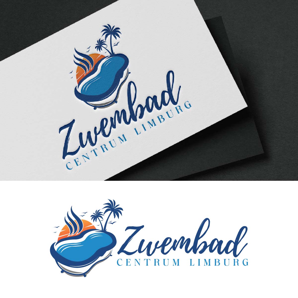 Logo Design by fly  design for ZwembadCentrum Limburg | Design #33076483