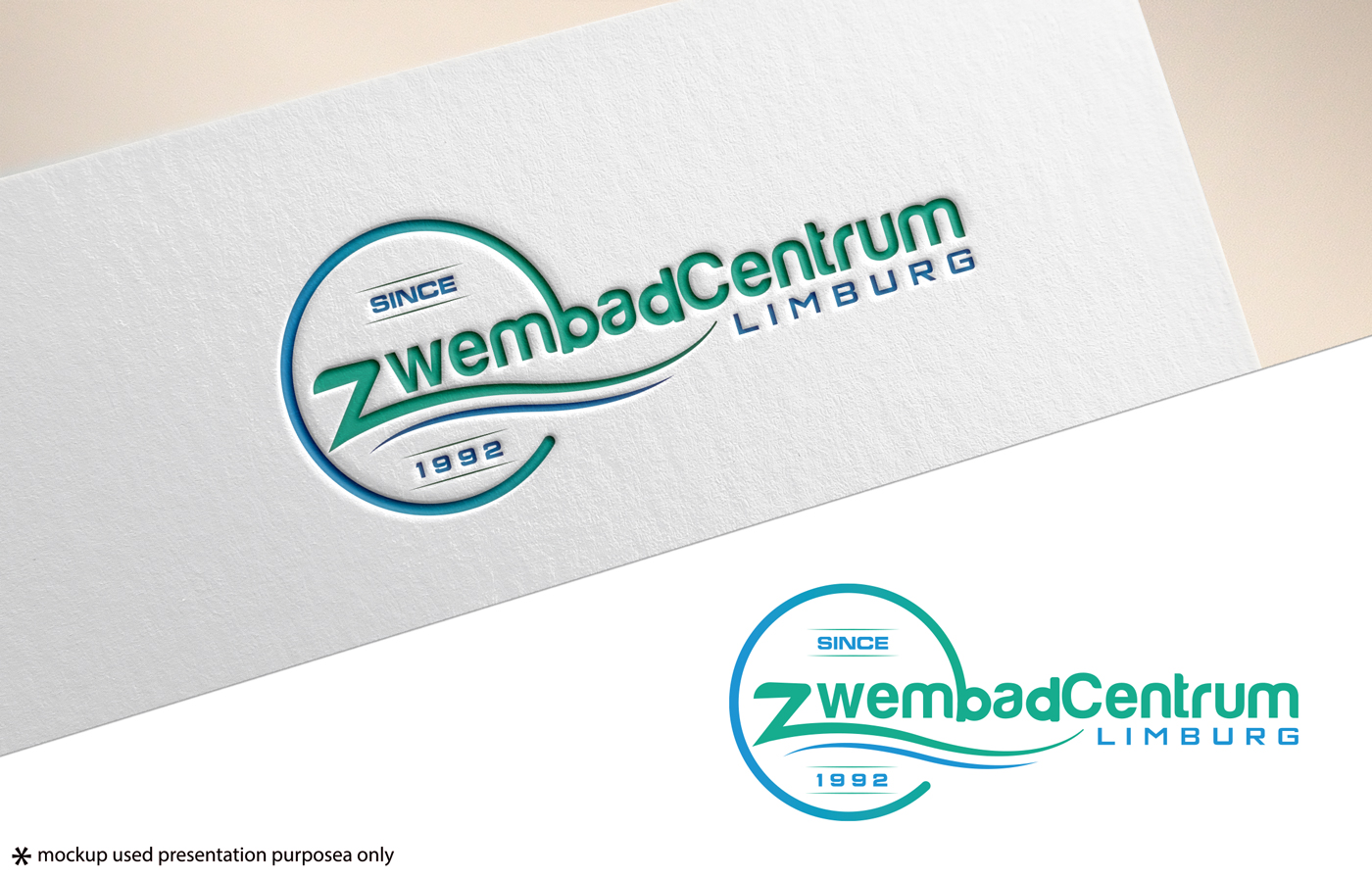 Logo-Design von Rubia@ für ZwembadCentrum Limburg | Design #33073605
