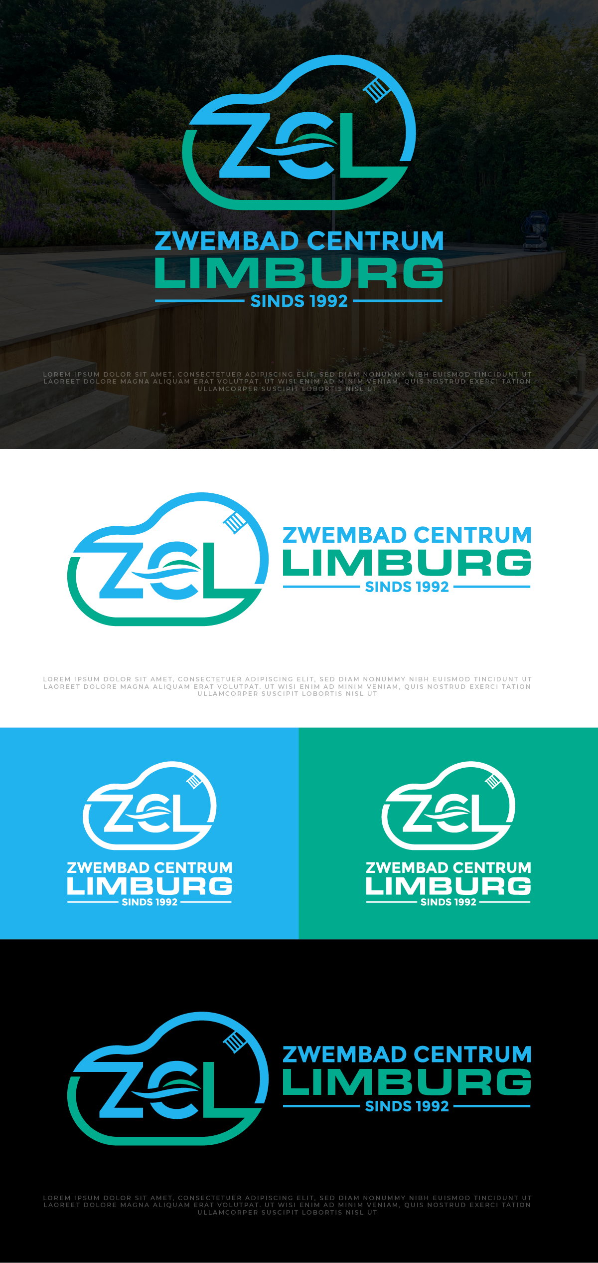 Logo-Design von Ayub Zafar für ZwembadCentrum Limburg | Design #33074863