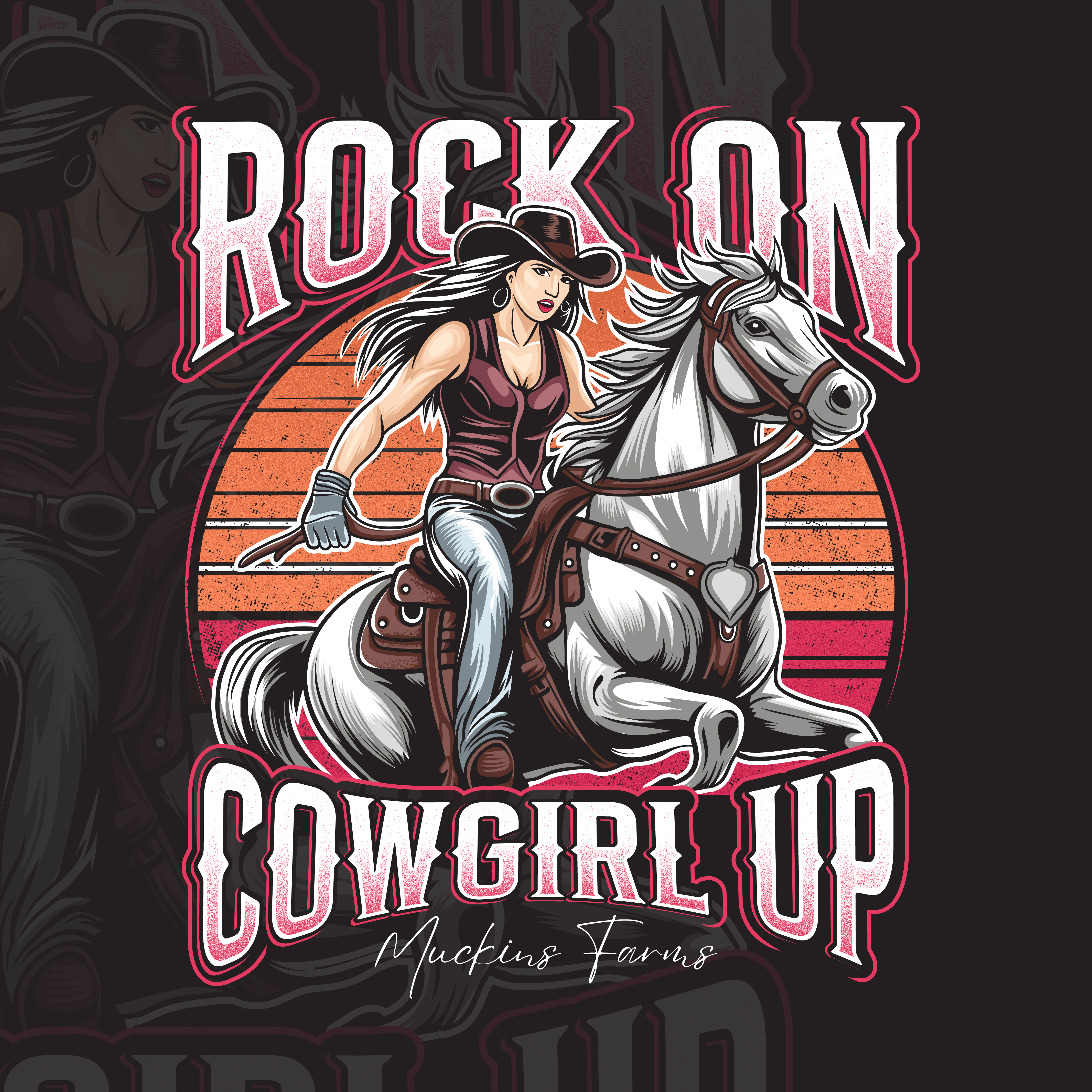 T-shirt Design by FARAJ ART for Muckins Farms | Design #33079013