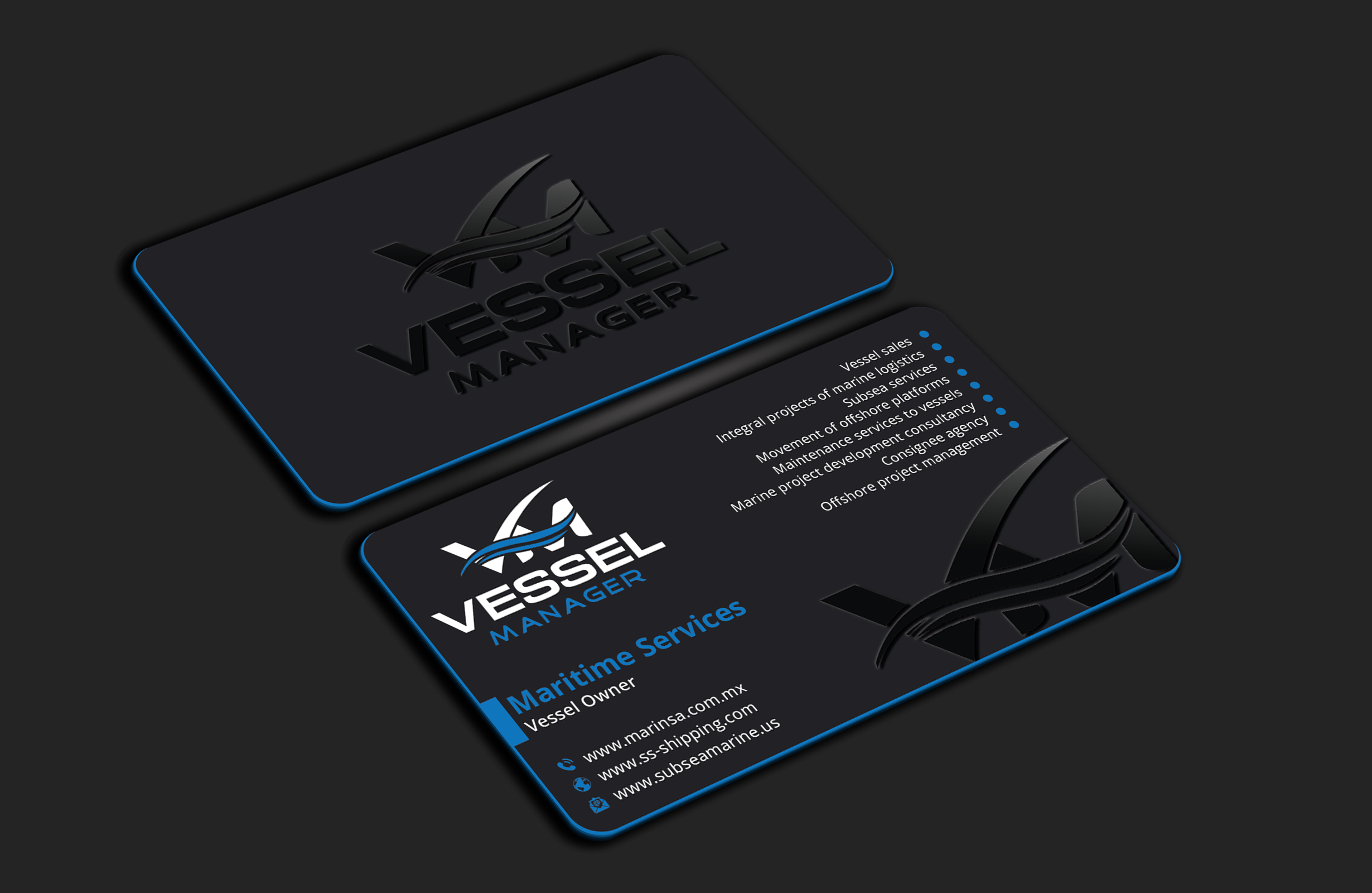Business Card Design by DesignerShahadat for A&R MARITIME  | Design #33098871