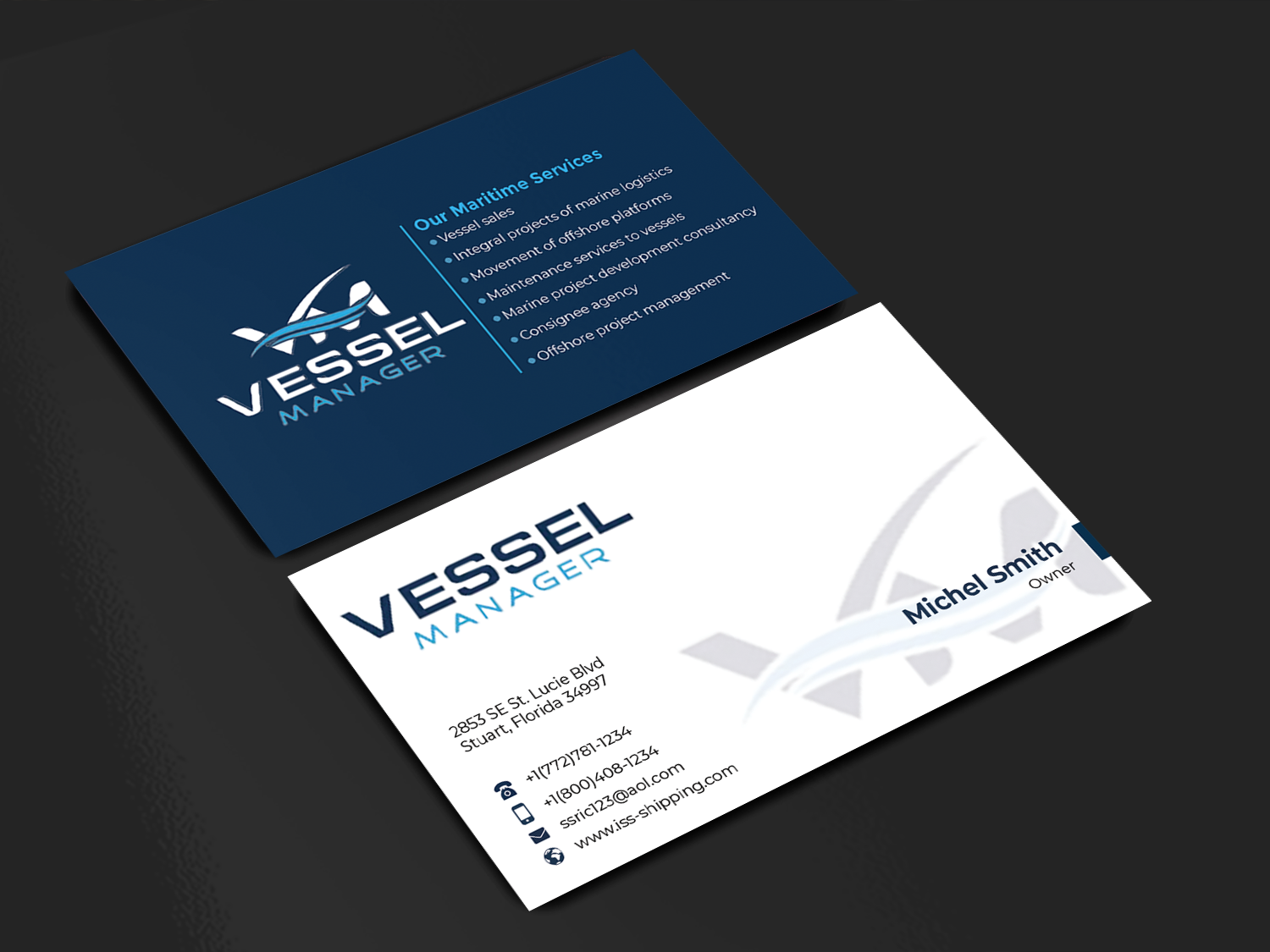 Business Card Design by Innovative Graphix for A&R MARITIME  | Design #33099618