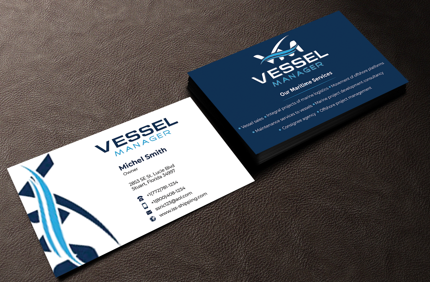 Business Card Design by Innovative Graphix for A&R MARITIME  | Design #33099634