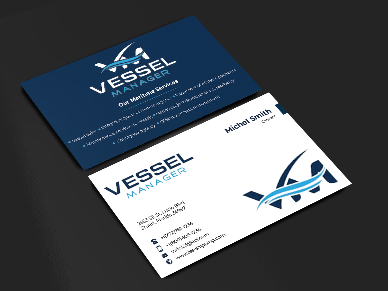 Business Card Design by Innovative Graphix for A&R MARITIME  | Design #33099653