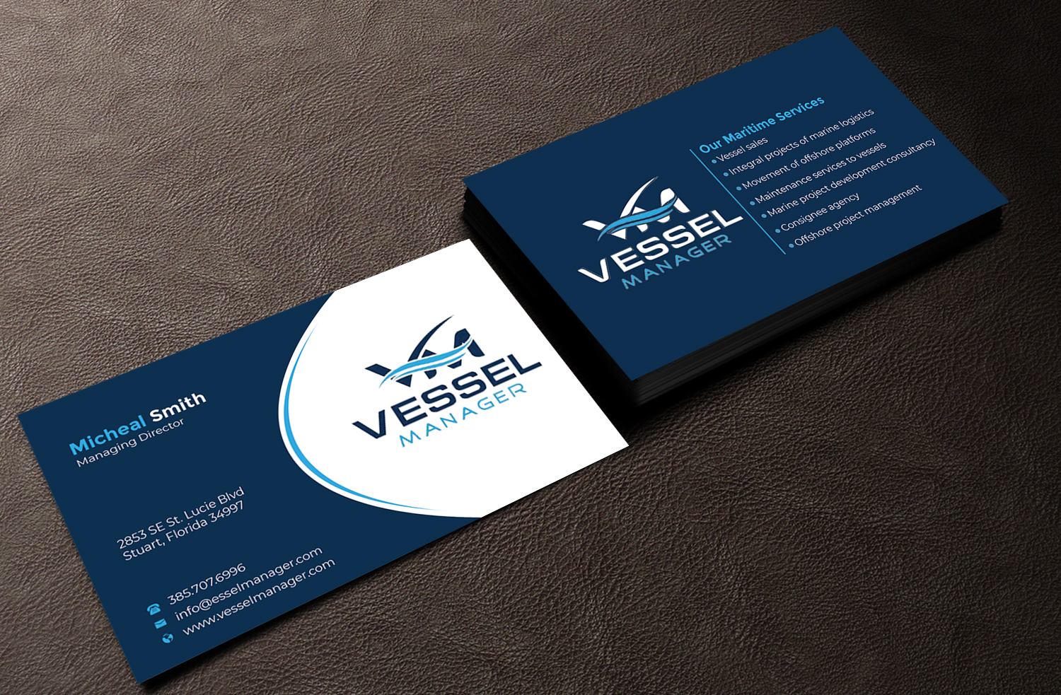 Business Card Design by Innovative Graphix for A&R MARITIME  | Design #33100389