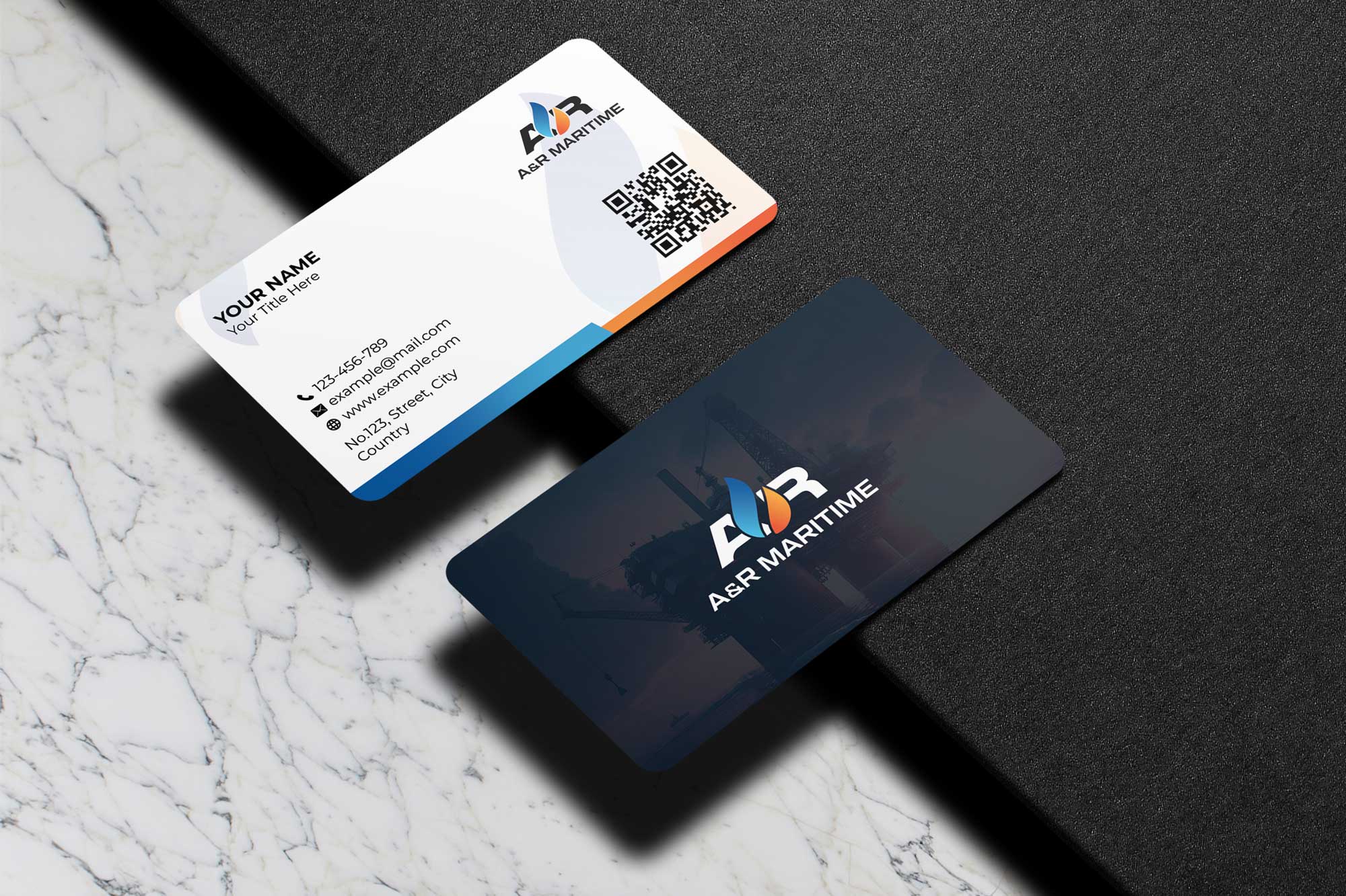 Business Card Design by Design_Duo for A&R MARITIME  | Design #33095958