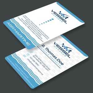Business Card Design by LENTERA DESIGN 2 for A&R MARITIME  | Design: #33095823