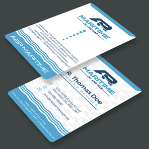 Business Card Design by LENTERA DESIGN 2 for A&R MARITIME  | Design: #33097783