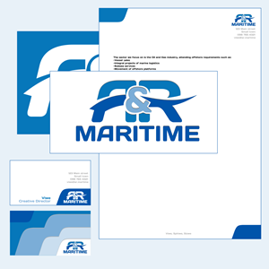 Business Card Design by viwe for A&R MARITIME  | Design: #33097644