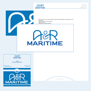Business Card Design by viwe for A&R MARITIME  | Design: #33104416