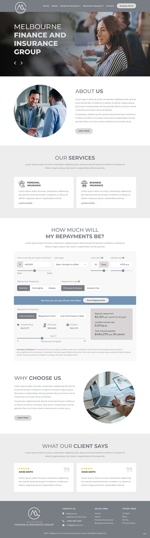 Web Design by pb for this project | Design: #33078773