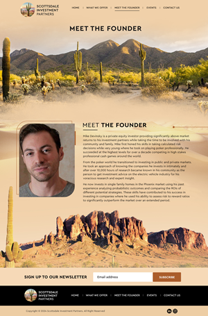 Web Design by Blue Sparrow for this project | Design: #33103581