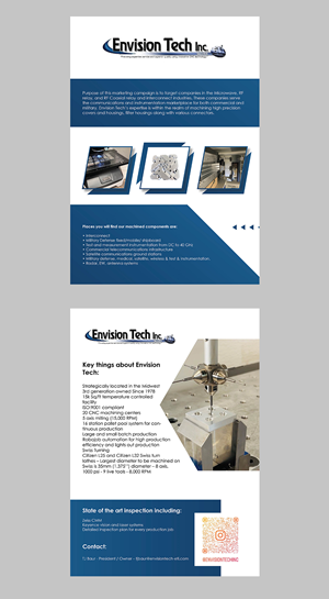 Diseño de Flyer por YourLogoMaster para Envision Tech Inc | Diseño: #33079302