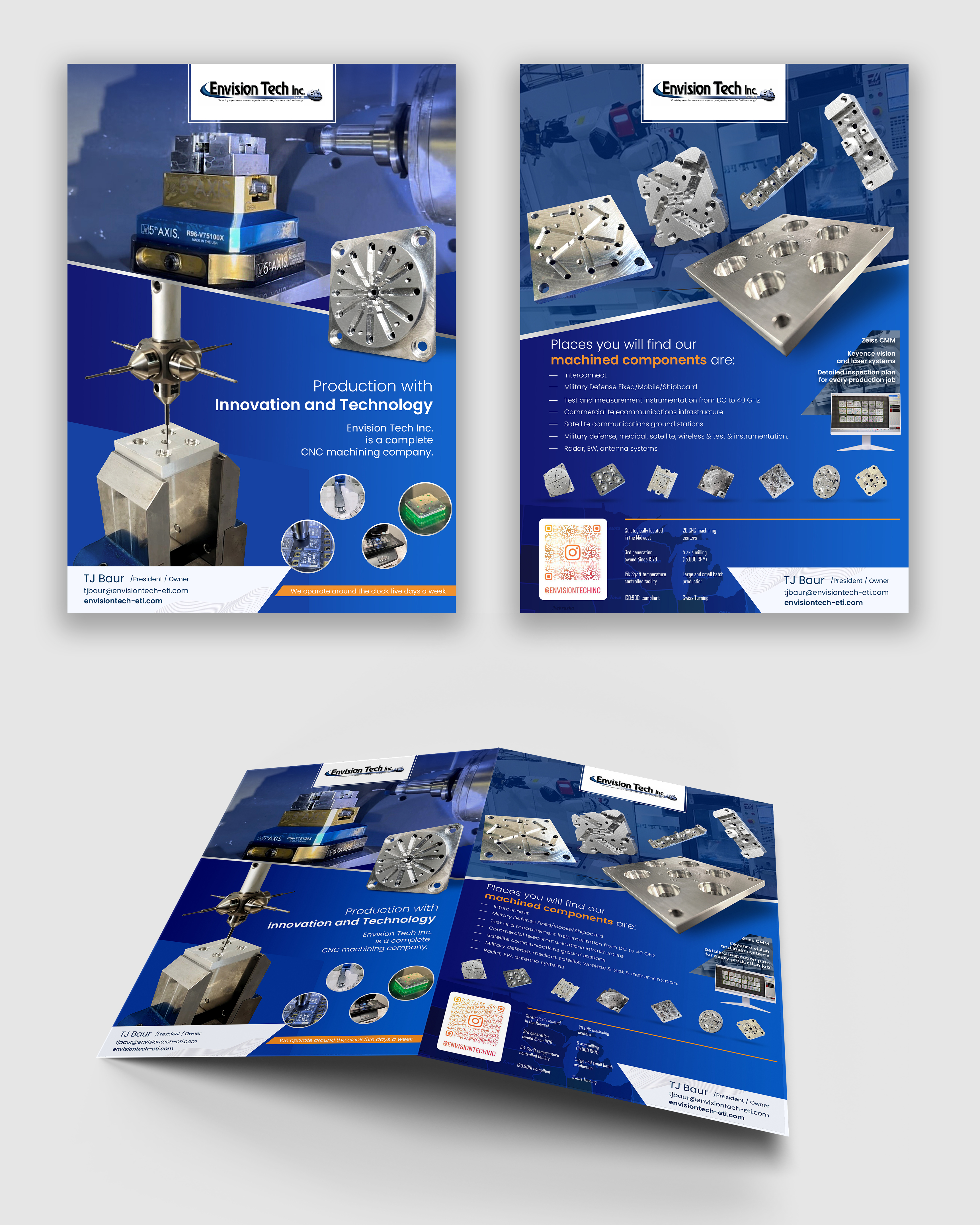 Diseño de Flyer por logopiksel para Envision Tech Inc | Diseño #33077868