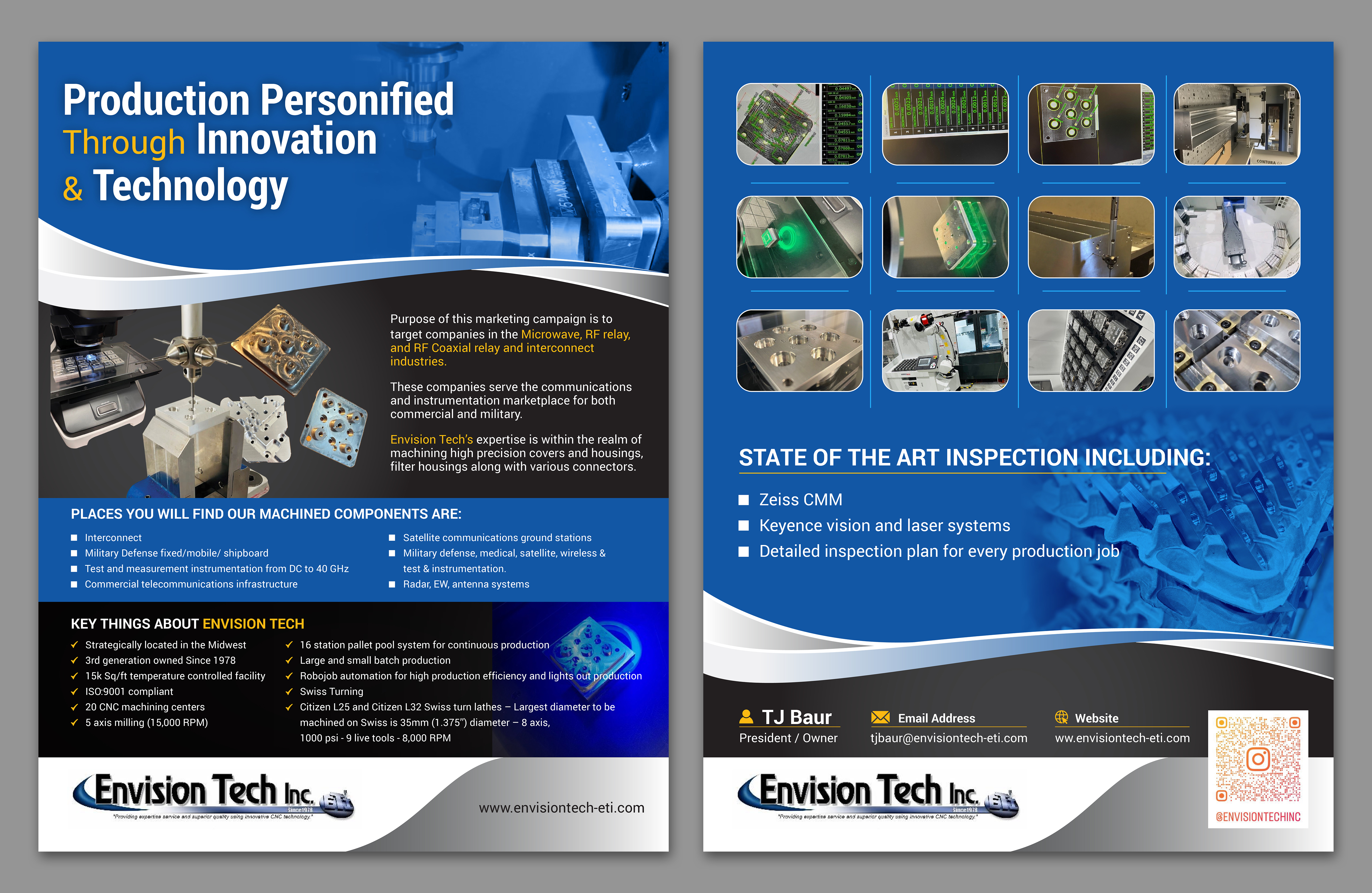 Flyer Design by Impressive Designs for Envision Tech Inc | Design #33075378