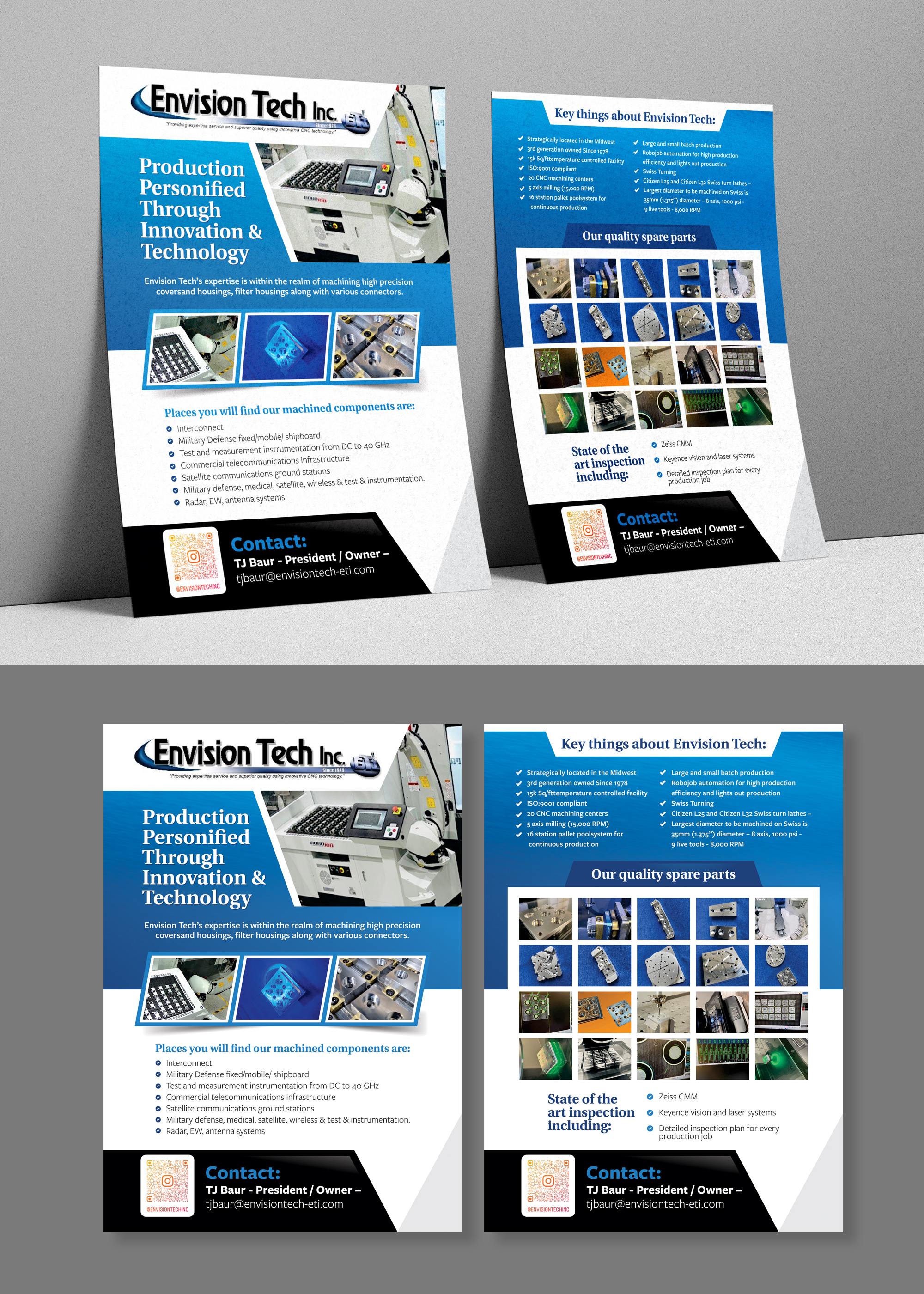 Diseño de Flyer por Dzhafir para Envision Tech Inc | Diseño #33075132