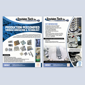 Diseño de Flyer por DA. para Envision Tech Inc | Diseño: #33081538