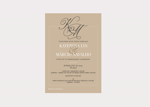 Invitation Design by cosmicline for MEDINAVA 513046720 | Design: #33085296