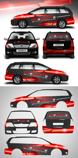 Car Wrap Design by websmartusa