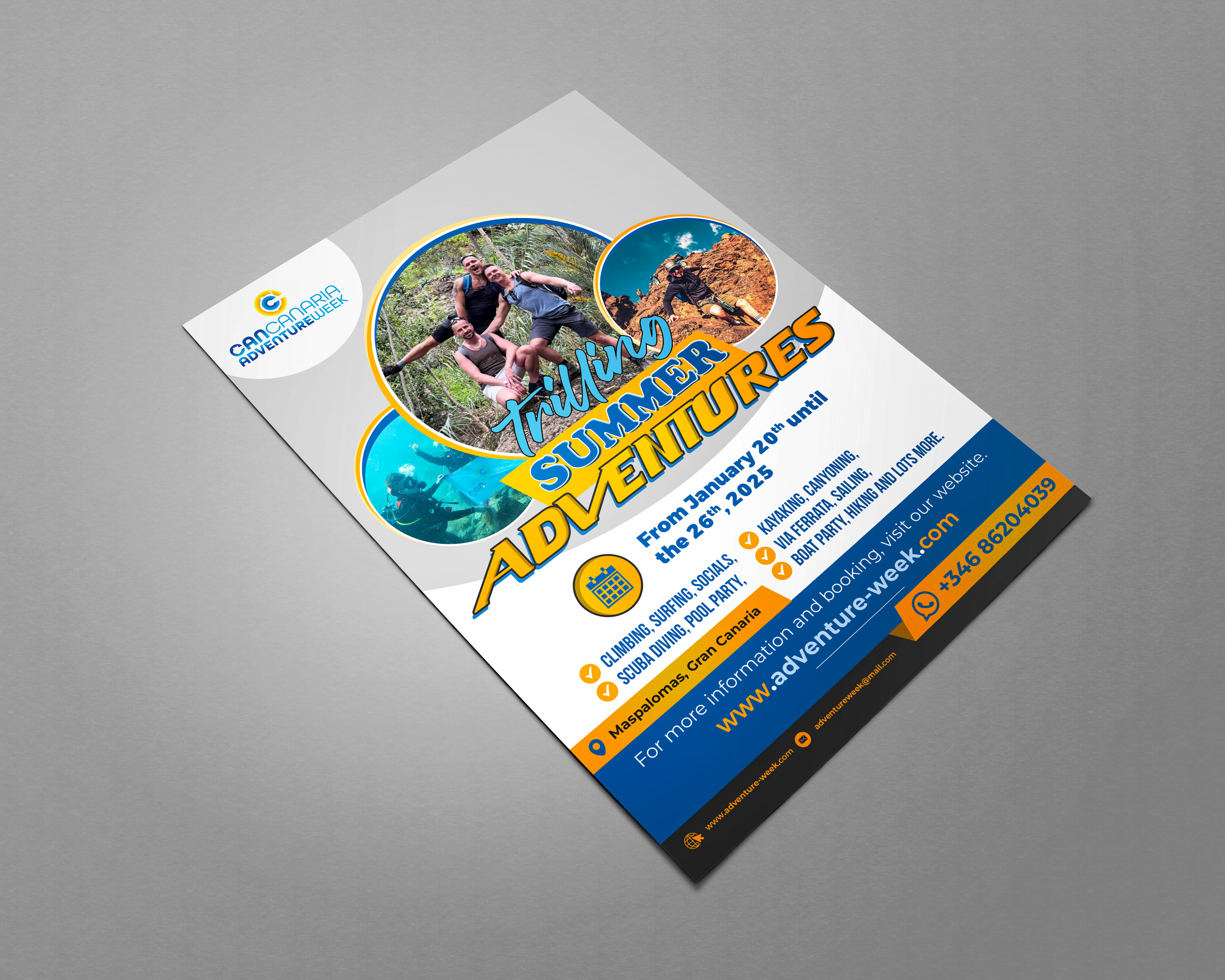 Flyer Design by HeshanKavinda for CanCanaria | Design #33083926
