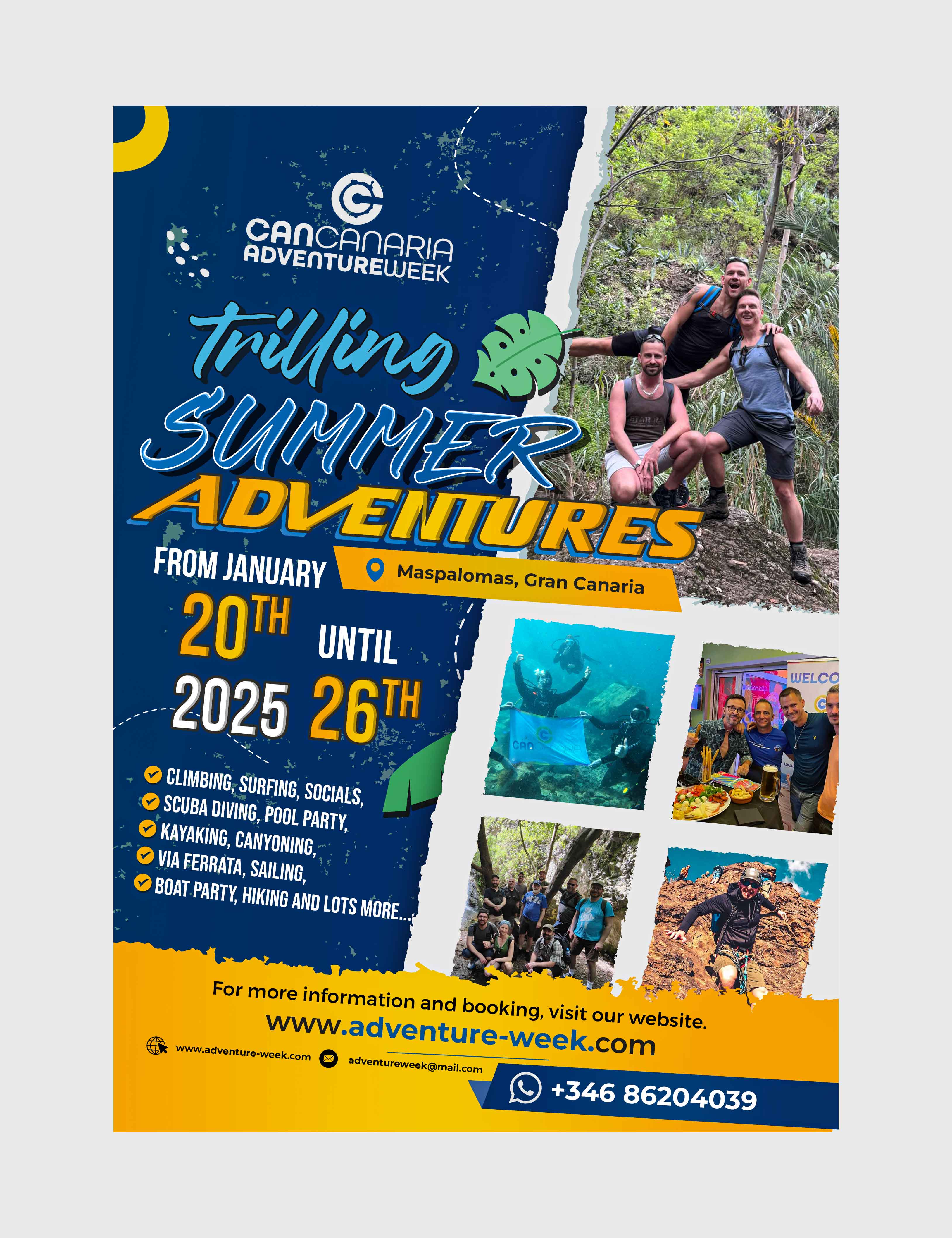 Flyer Design by HeshanKavinda for CanCanaria | Design #33103622