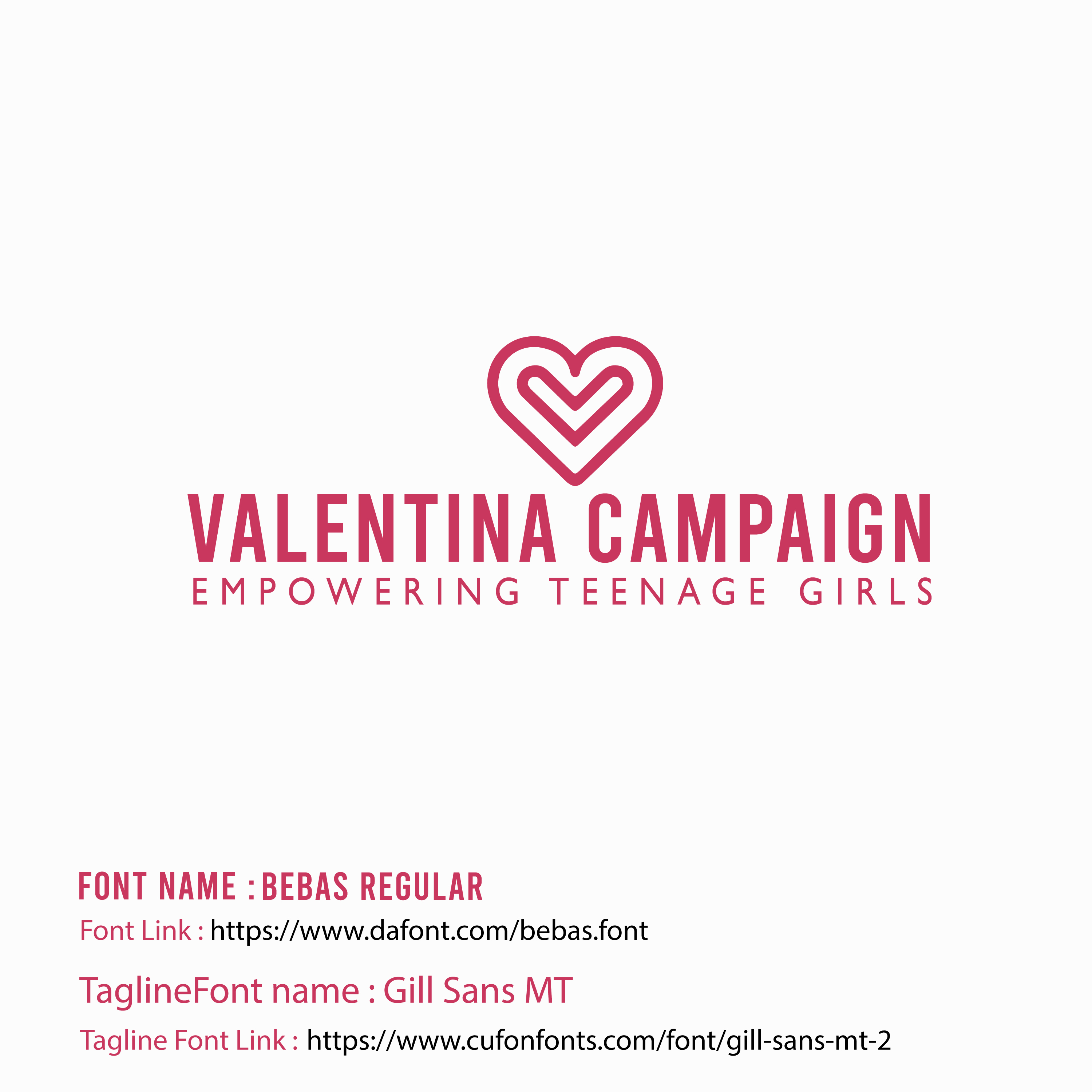 Logo Design by Mir Graphics for The Valentina Campaign | Design #33331743