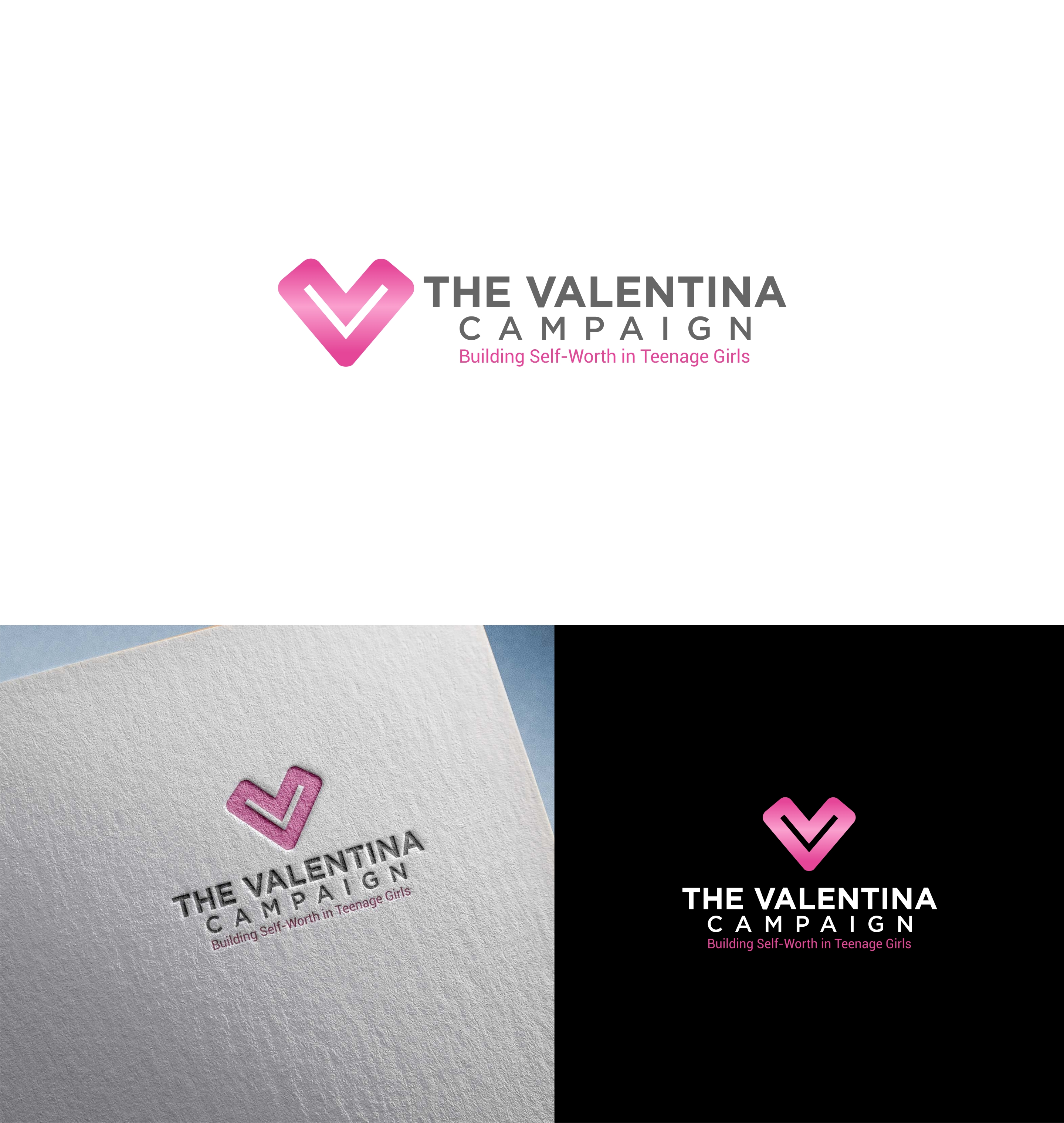 Logo Design by Joenet Jayawarna for The Valentina Campaign | Design #33099056