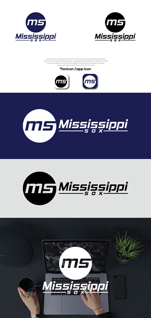 Logo Design by Ahmed Sami 1 for Mississippi Sox | Design: #33085865