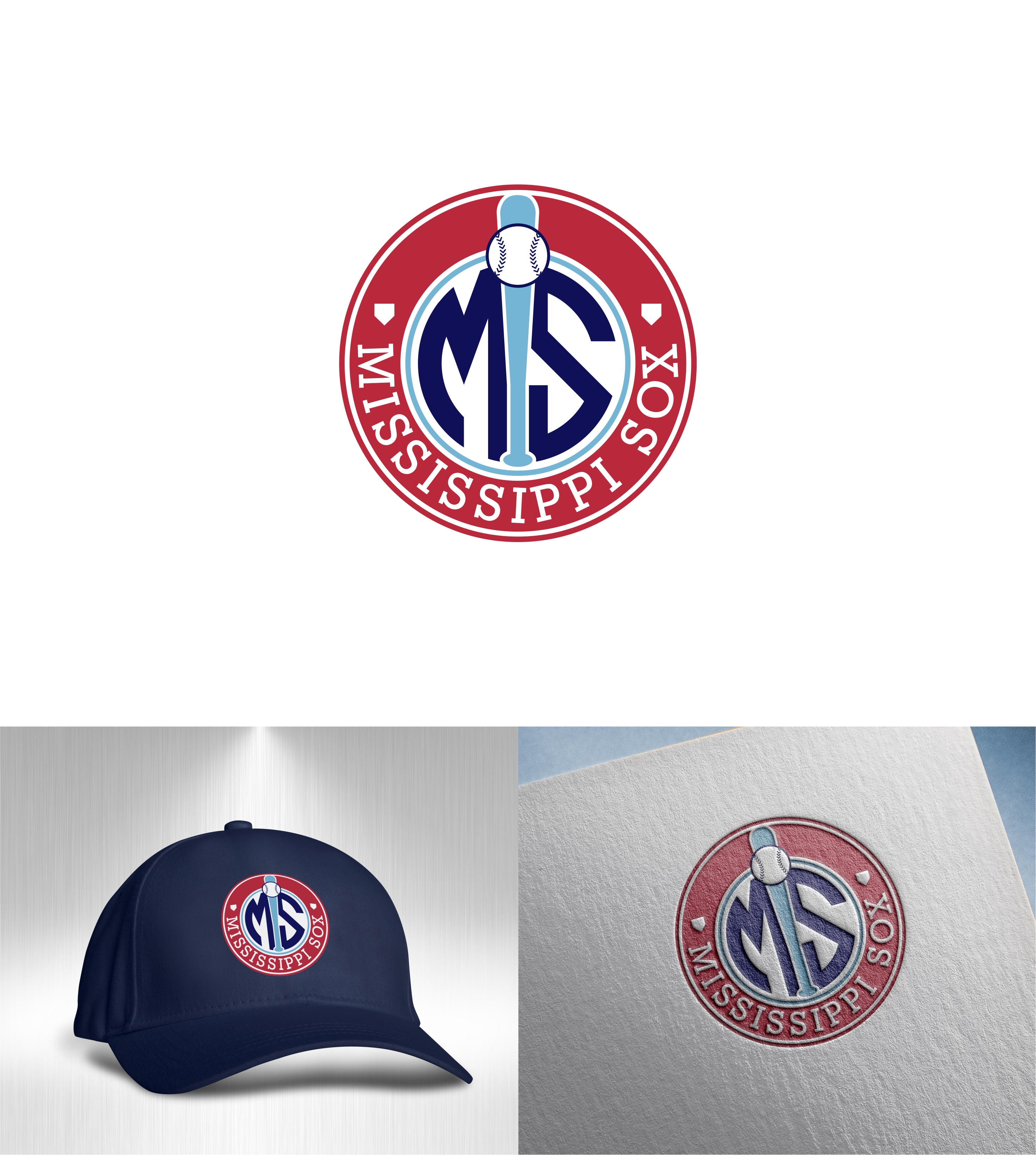 Diseño de Logo por Joenet Jayawarna para Mississippi Sox | Diseño #33082402