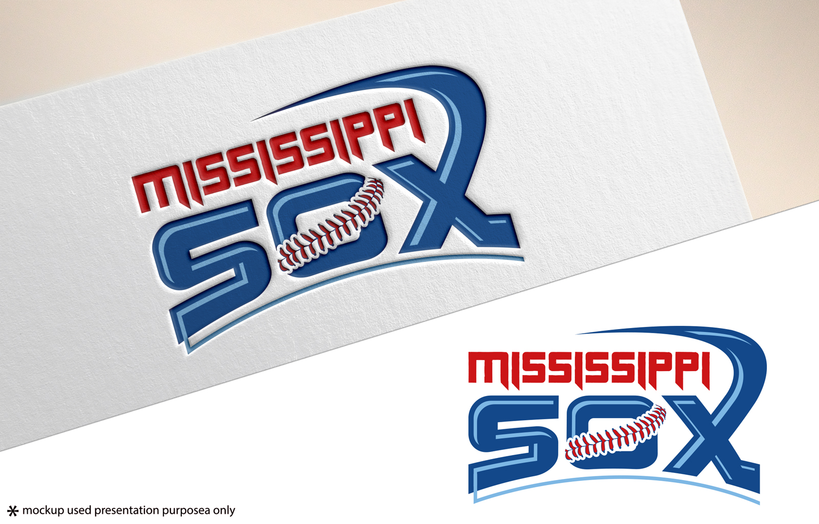 Logo Design by Rubia@ for Mississippi Sox | Design #33088904