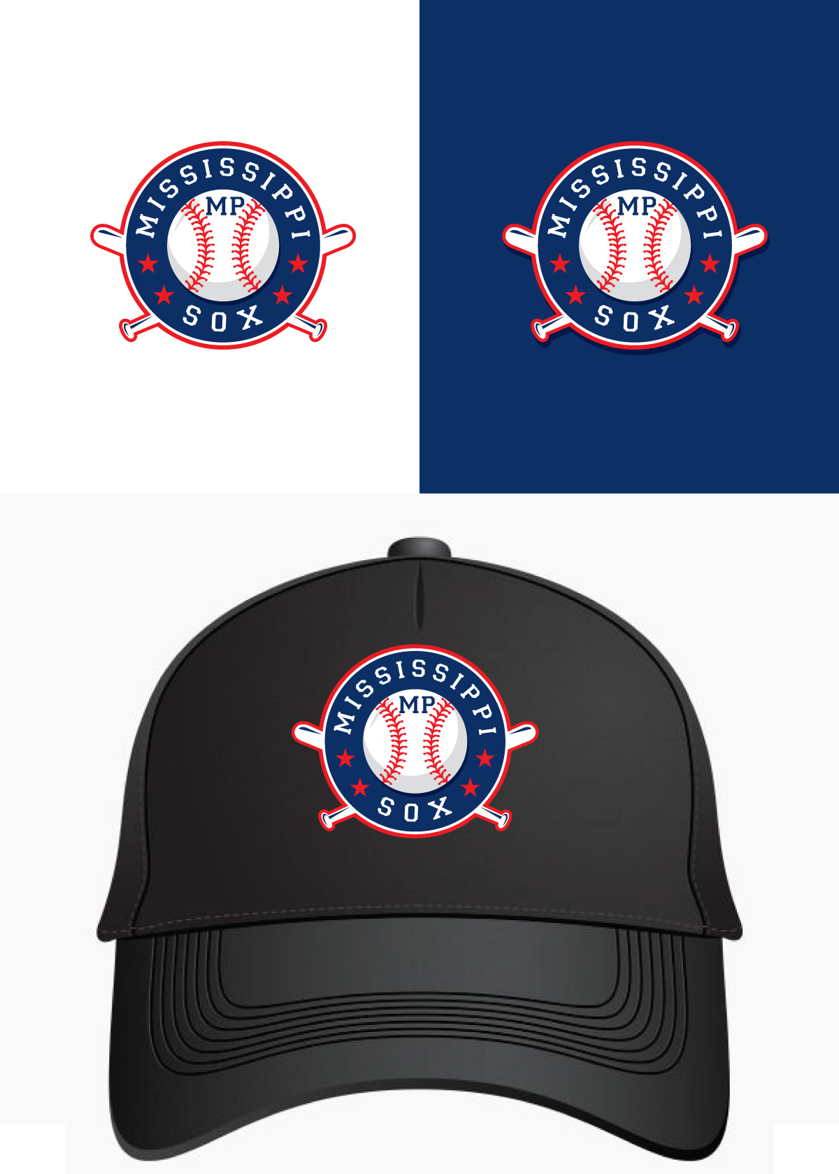Logo Design by step forward 2 for Mississippi Sox | Design #33083596