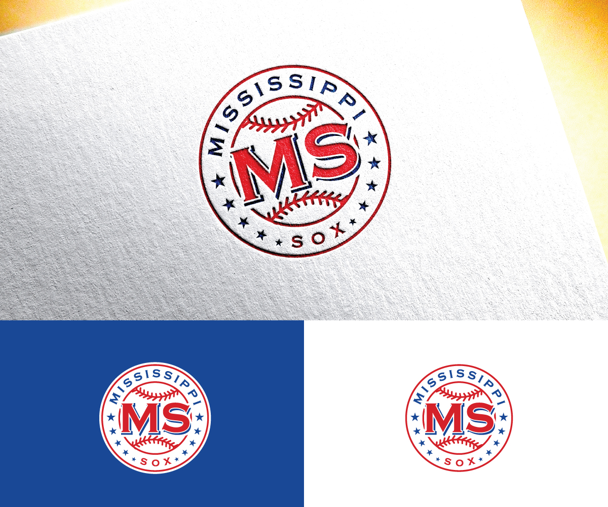Logo Design by step forward 2 for Mississippi Sox | Design #33089186