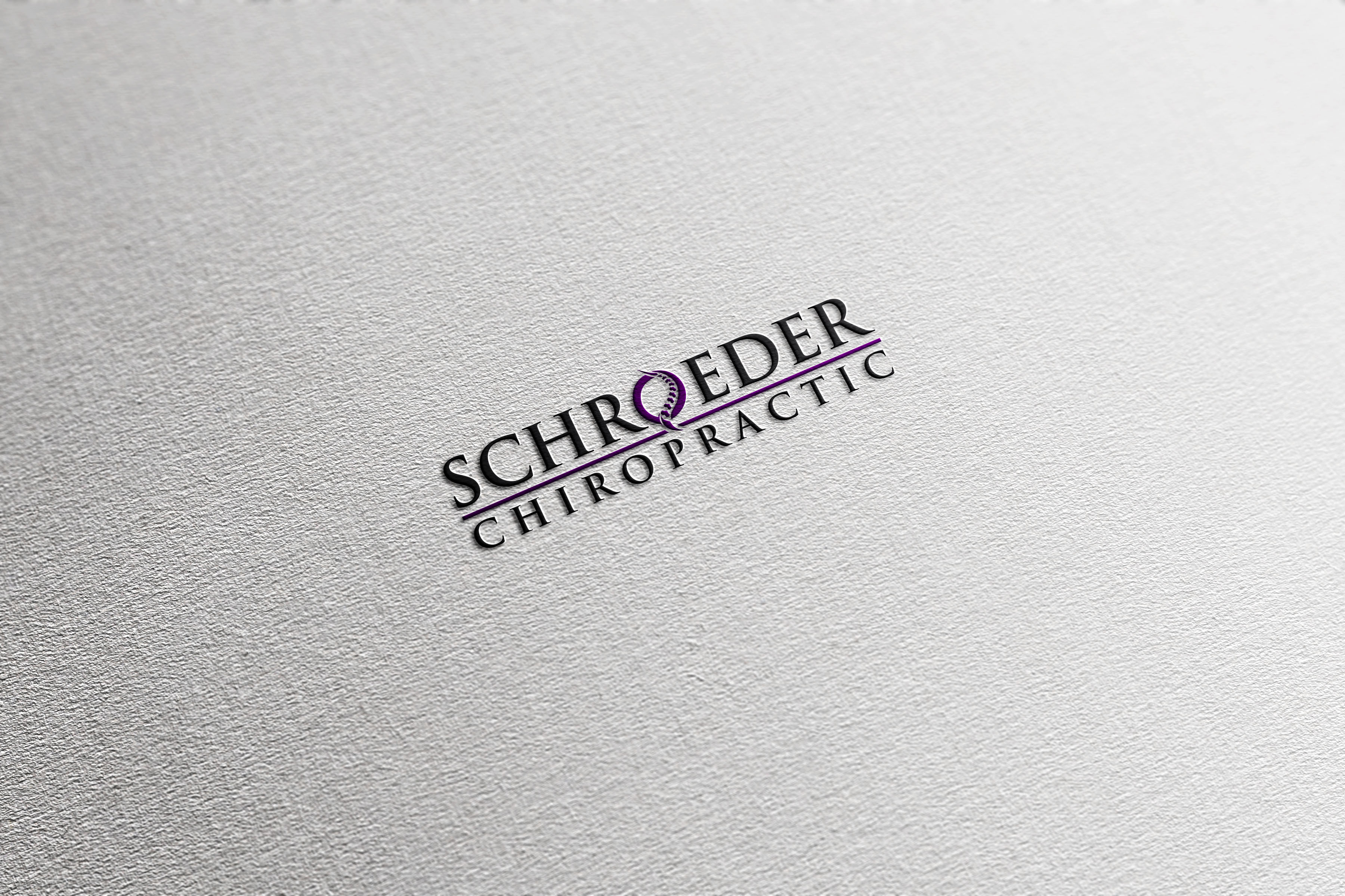 Logo Design by FarjanaTonni for Schroeder Chiropractic | Design #33102063