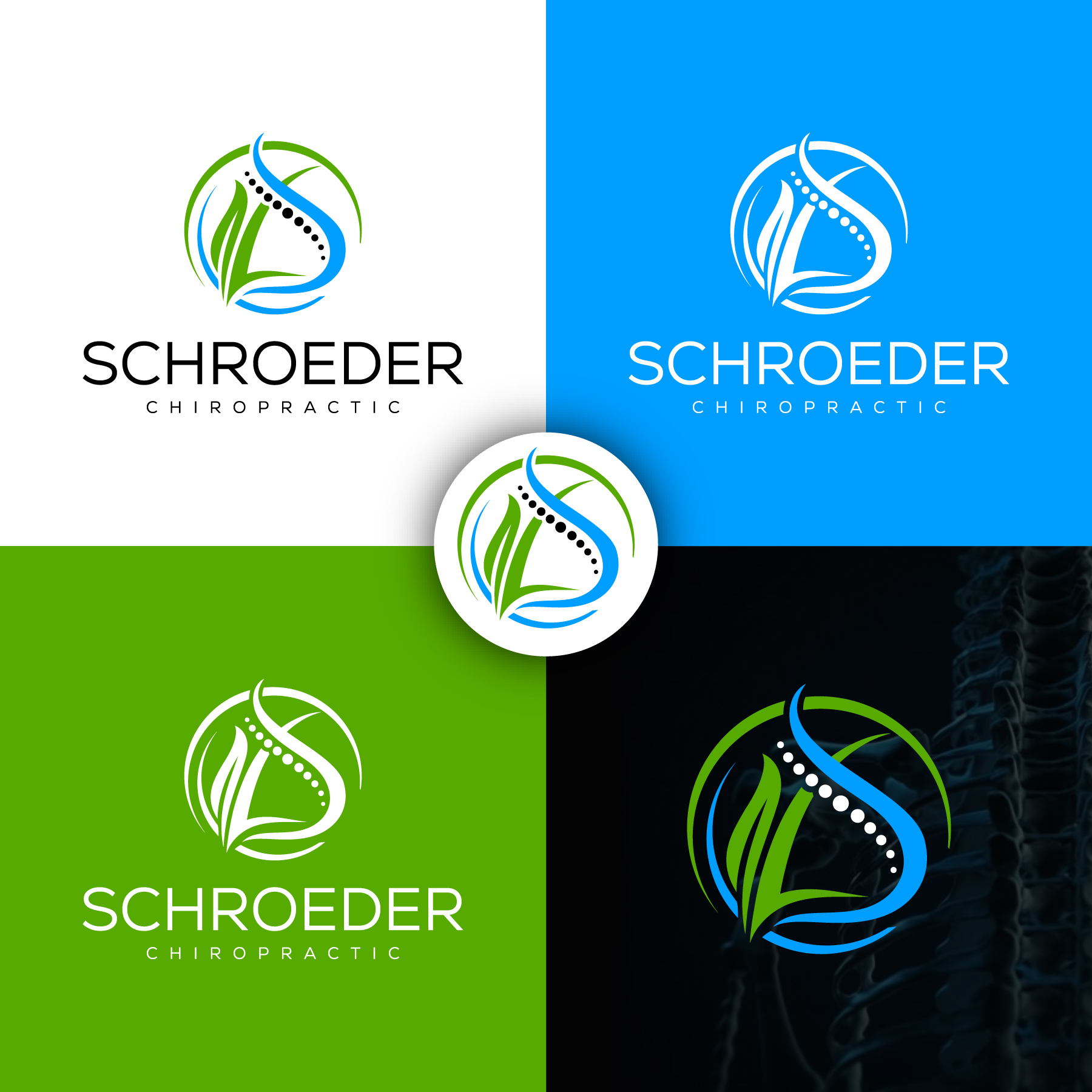 Logo-Design von debdesign für Schroeder Chiropractic | Design #33091539