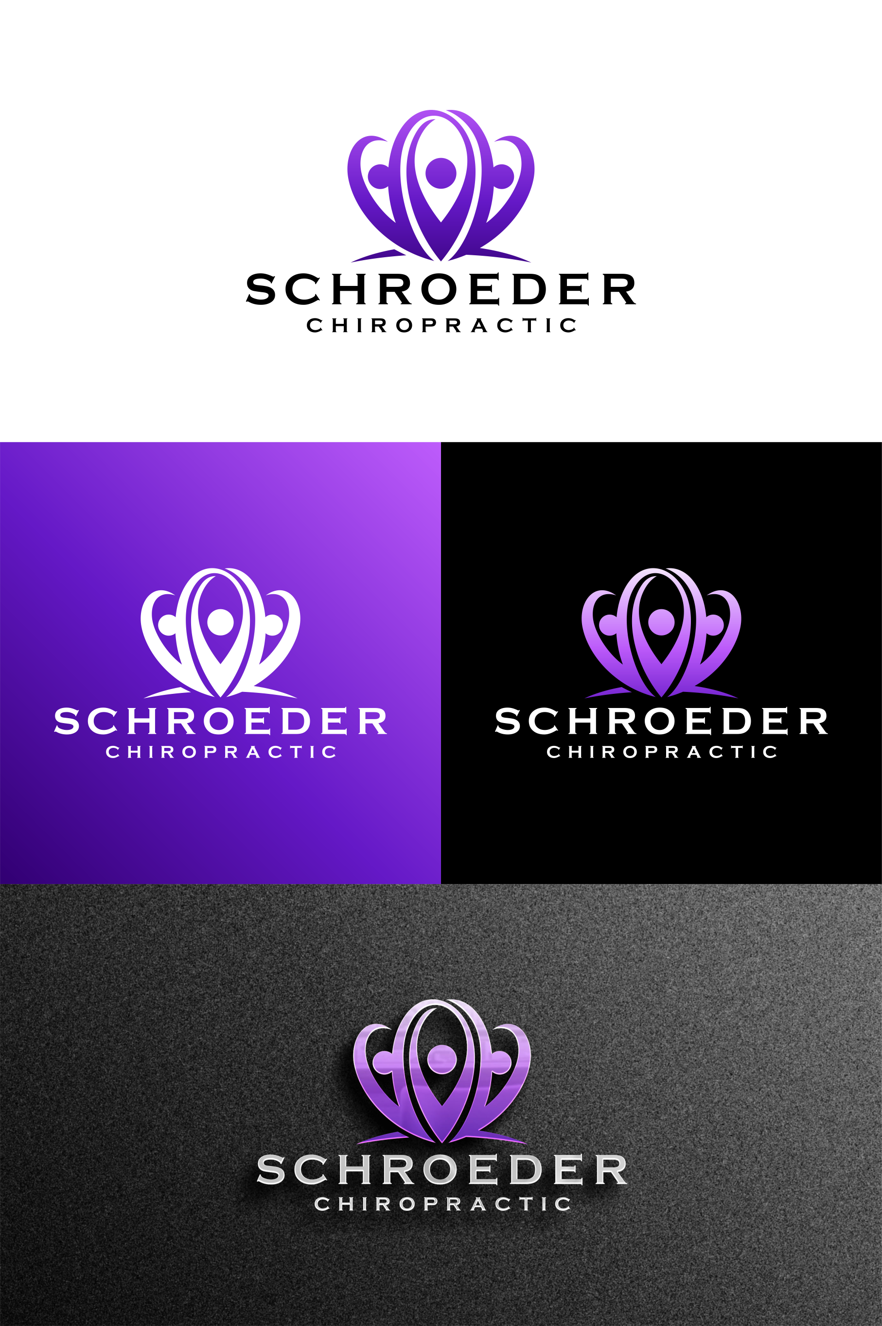 Logo-Design von artswolf für Schroeder Chiropractic | Design #33106609