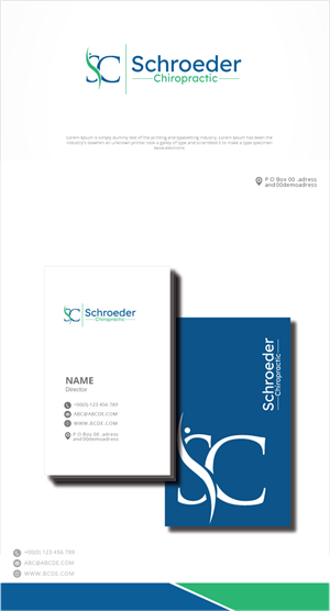 Logo-Design von zebronicgraphic für Schroeder Chiropractic | Design: #33083526