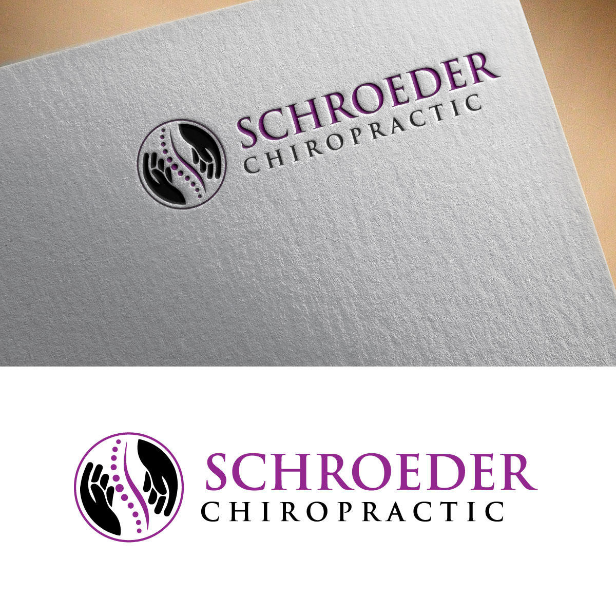 Diseño de Logo por Fürstenberg design para Schroeder Chiropractic | Diseño #33096055