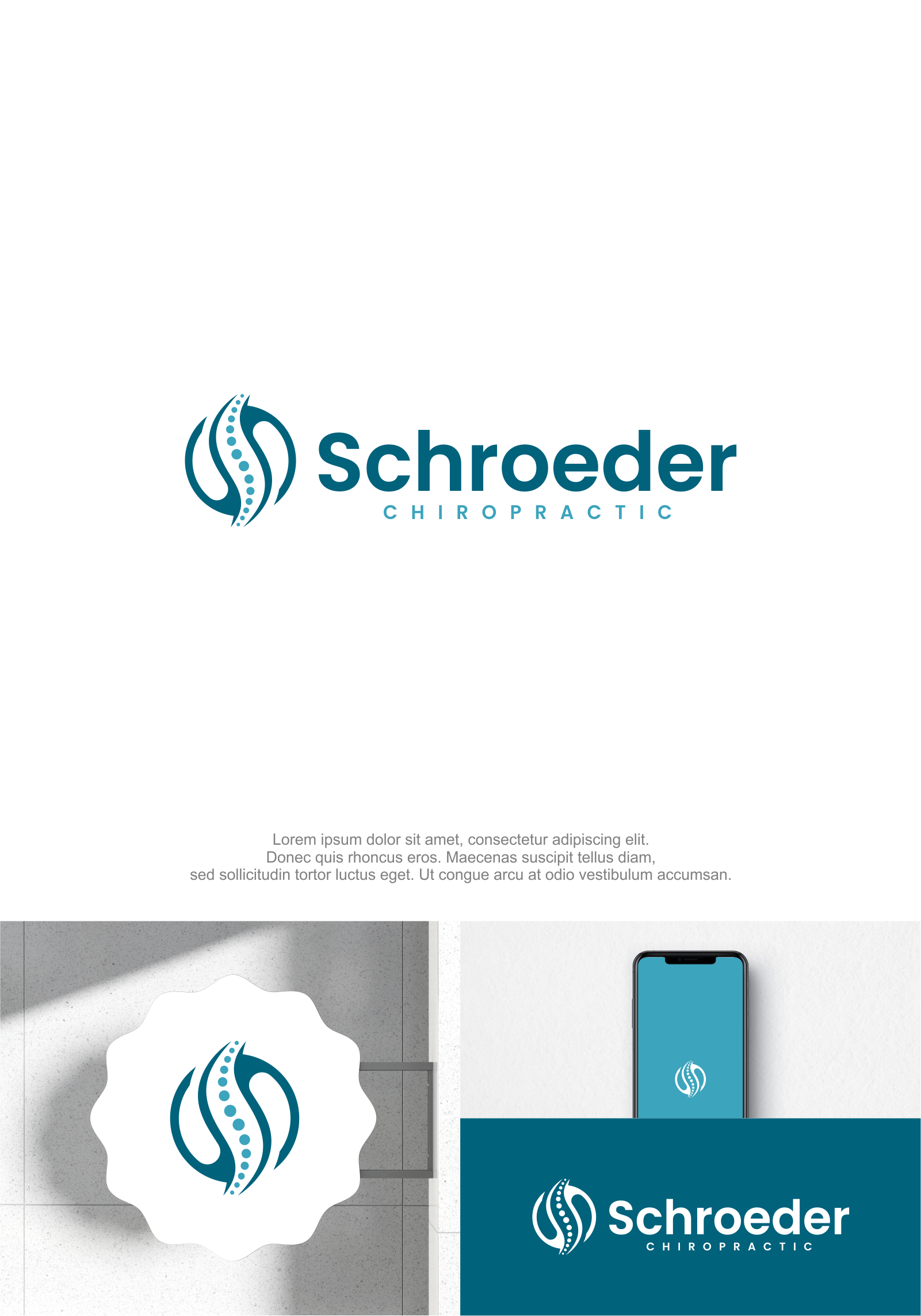 Logo-Design von M.Syaiful Huda für Schroeder Chiropractic | Design #33081637