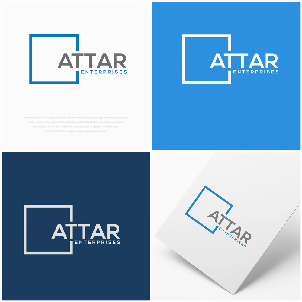 Logo Design by Ahmed Sami 1 for Attar Enterprises | Design #33090103